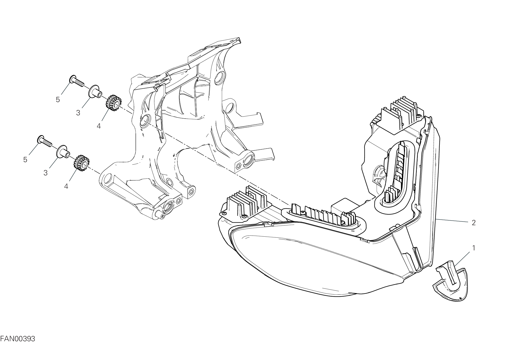 14A FEU AVANT POUR MULTISTRADA V4 RS 2024