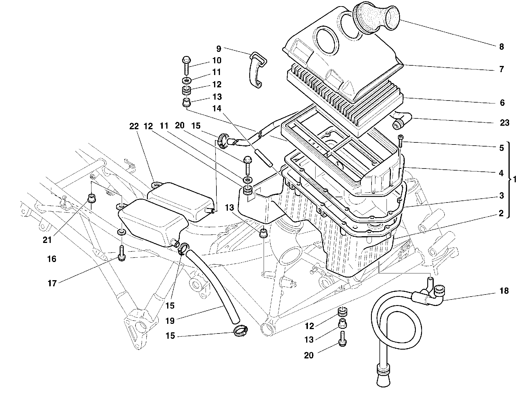 310 ADMISSION POUR SUPERSPORT 900 SS 1999