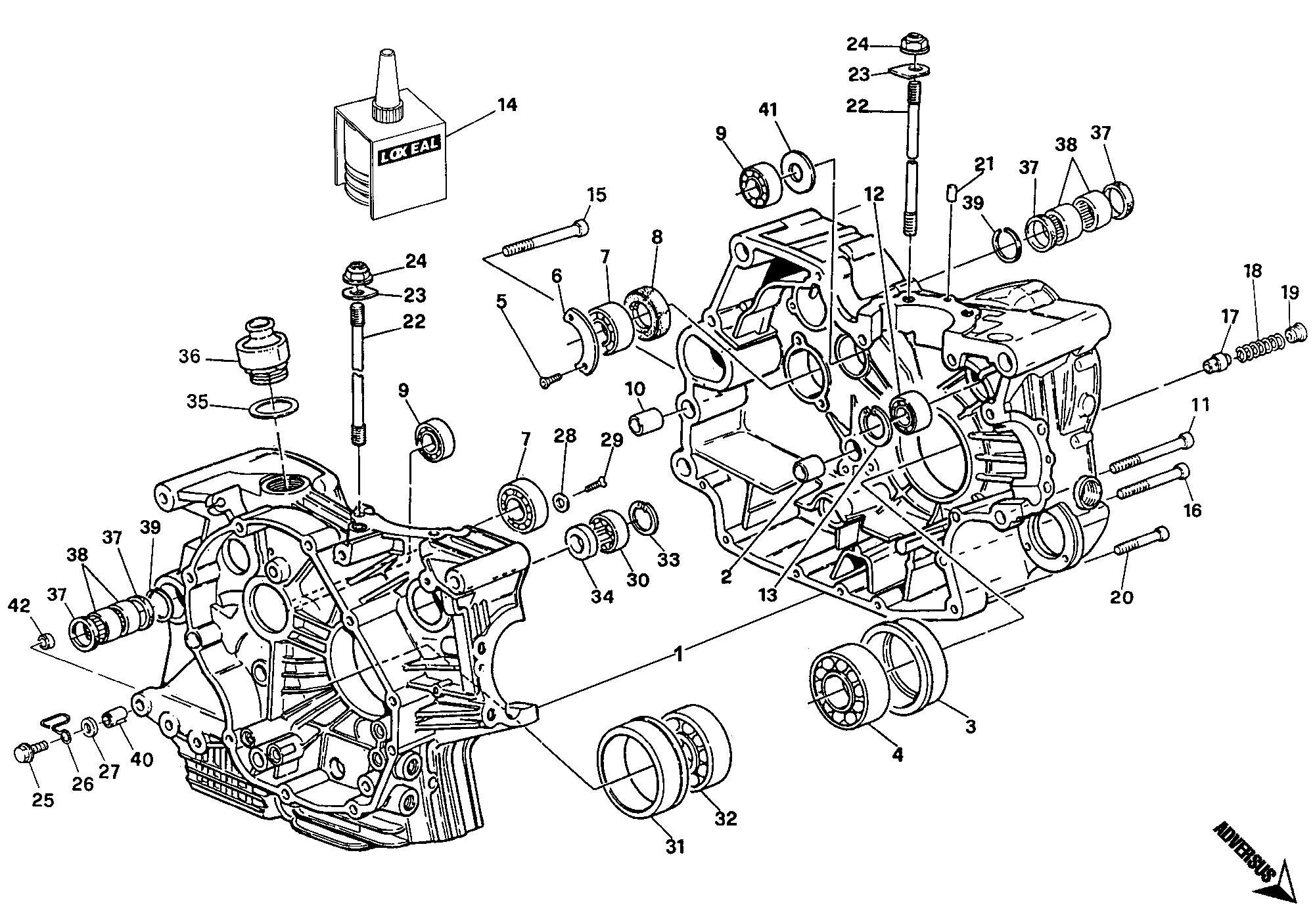 010 CARTER MOTEUR POUR MONSTER 900 1996