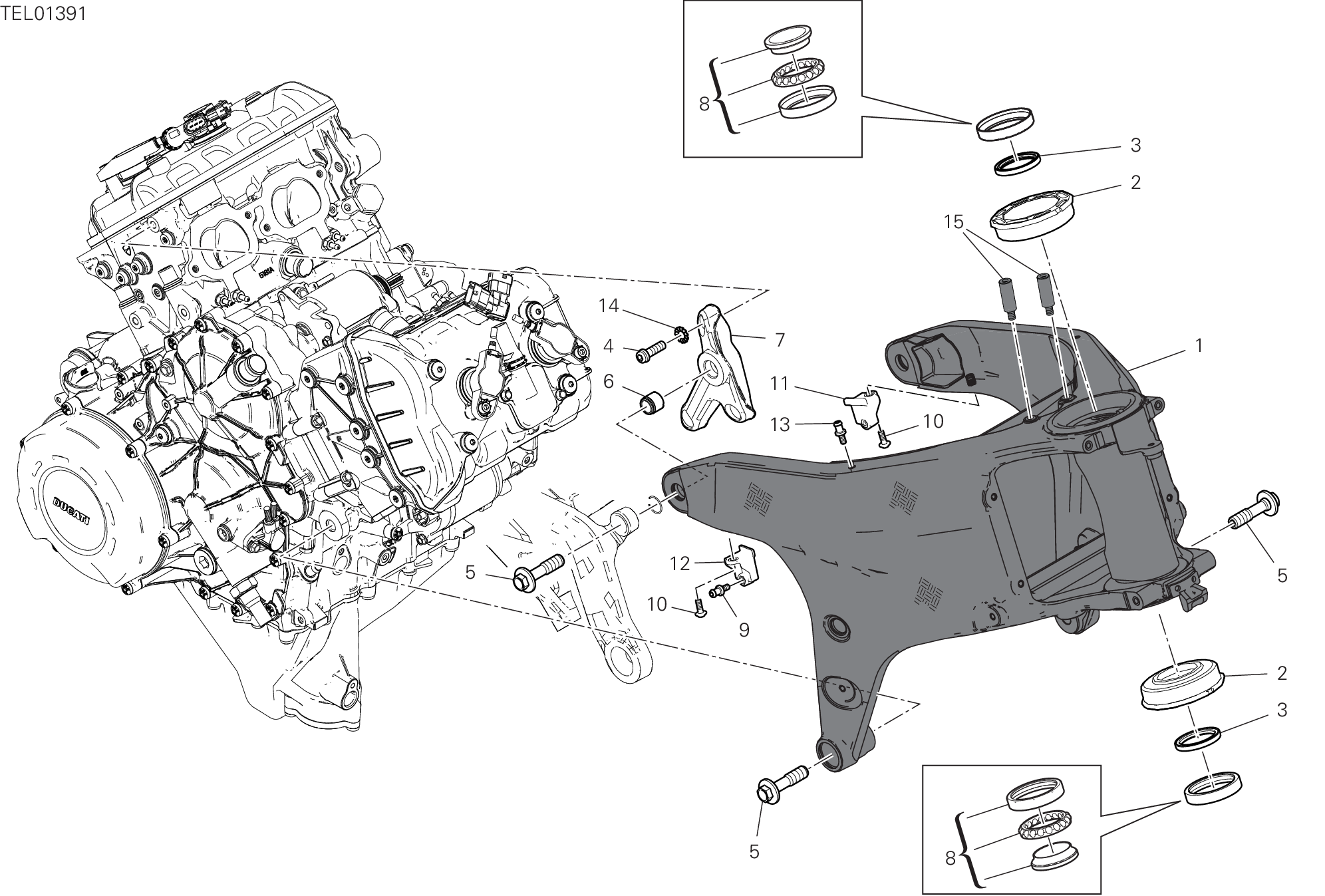 33A CADRE POUR SUPERBIKE SUPERLEGGERA V4 2021