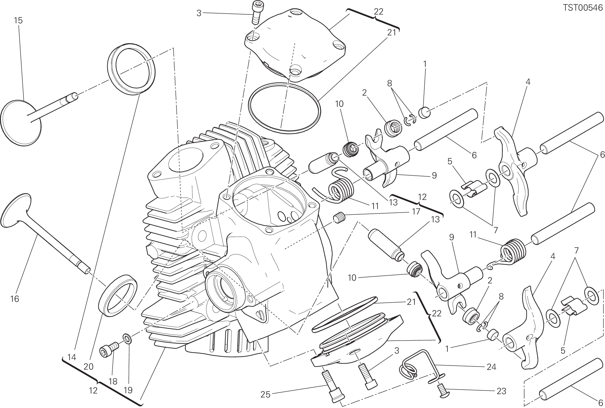 015 CULASSE HORIZONTALE POUR SCRAMBLER CAFE RACER 2017