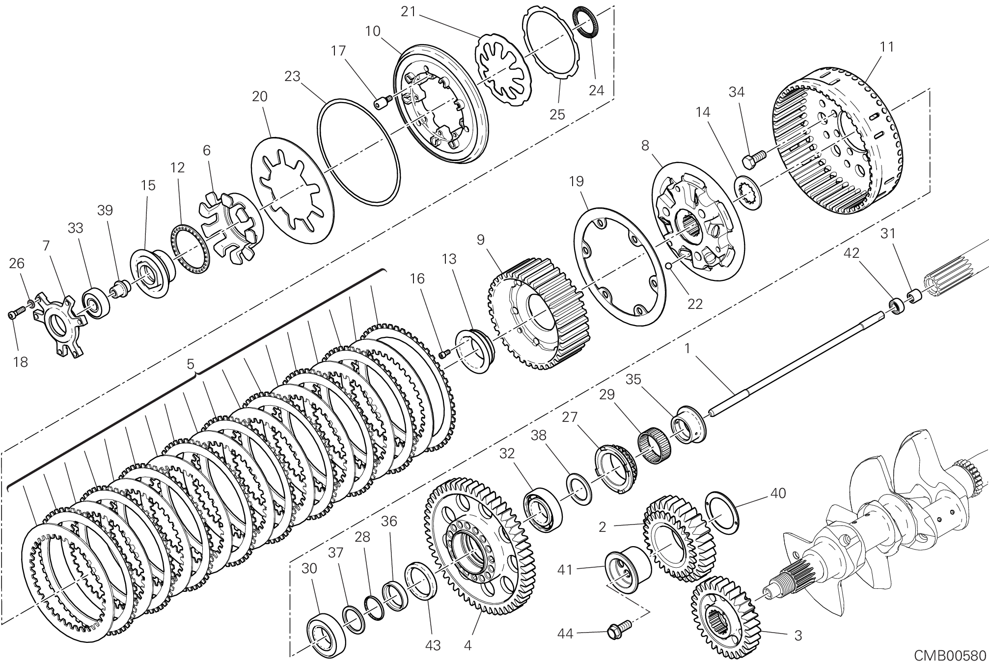 03B EMBRAYAGE POUR SUPERBIKE PANIGALE V4 SP 2021