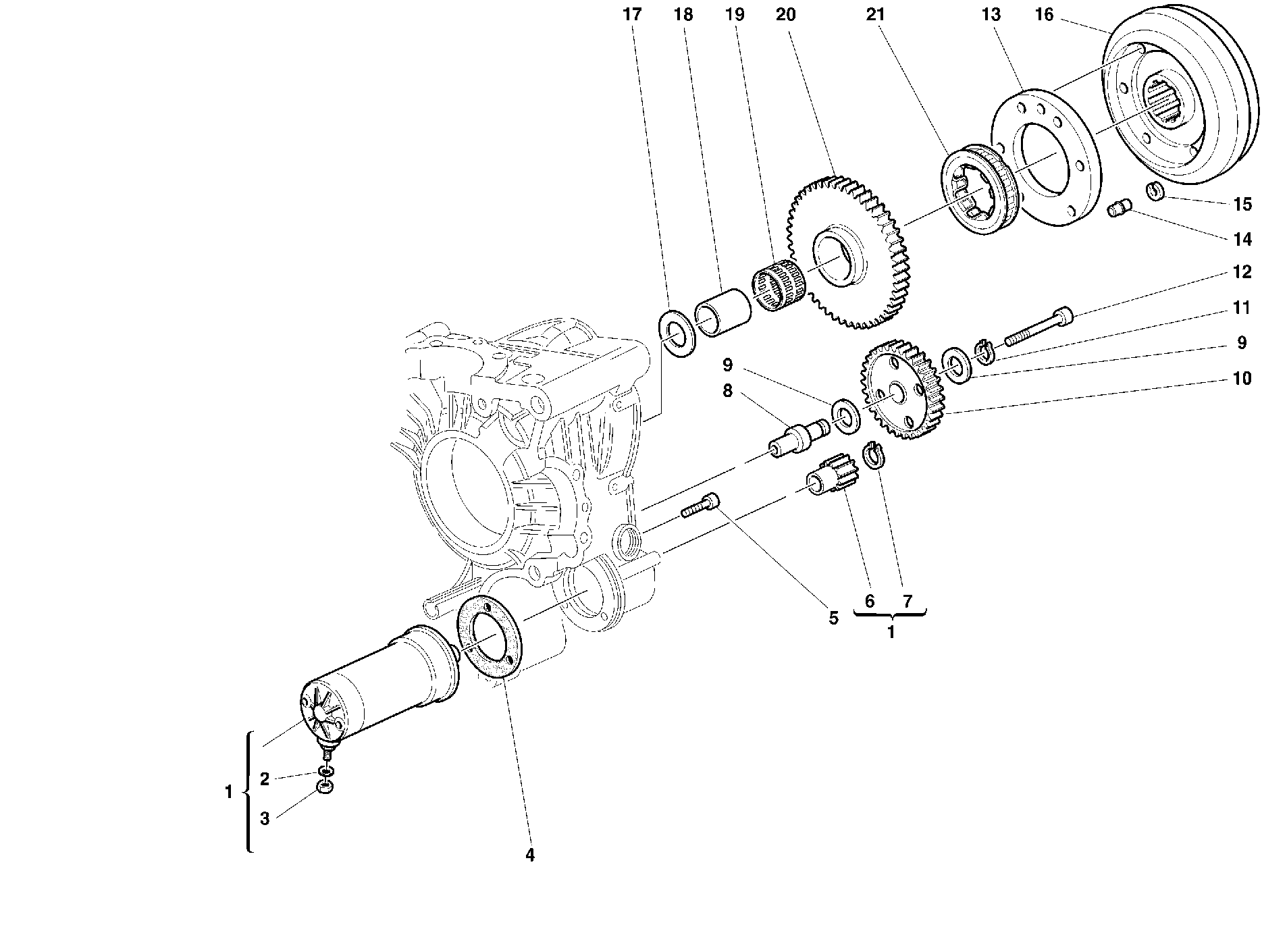 120 GENERATEUR MOTEUR DEMARRAGE POUR SUPERBIKE 996 1999