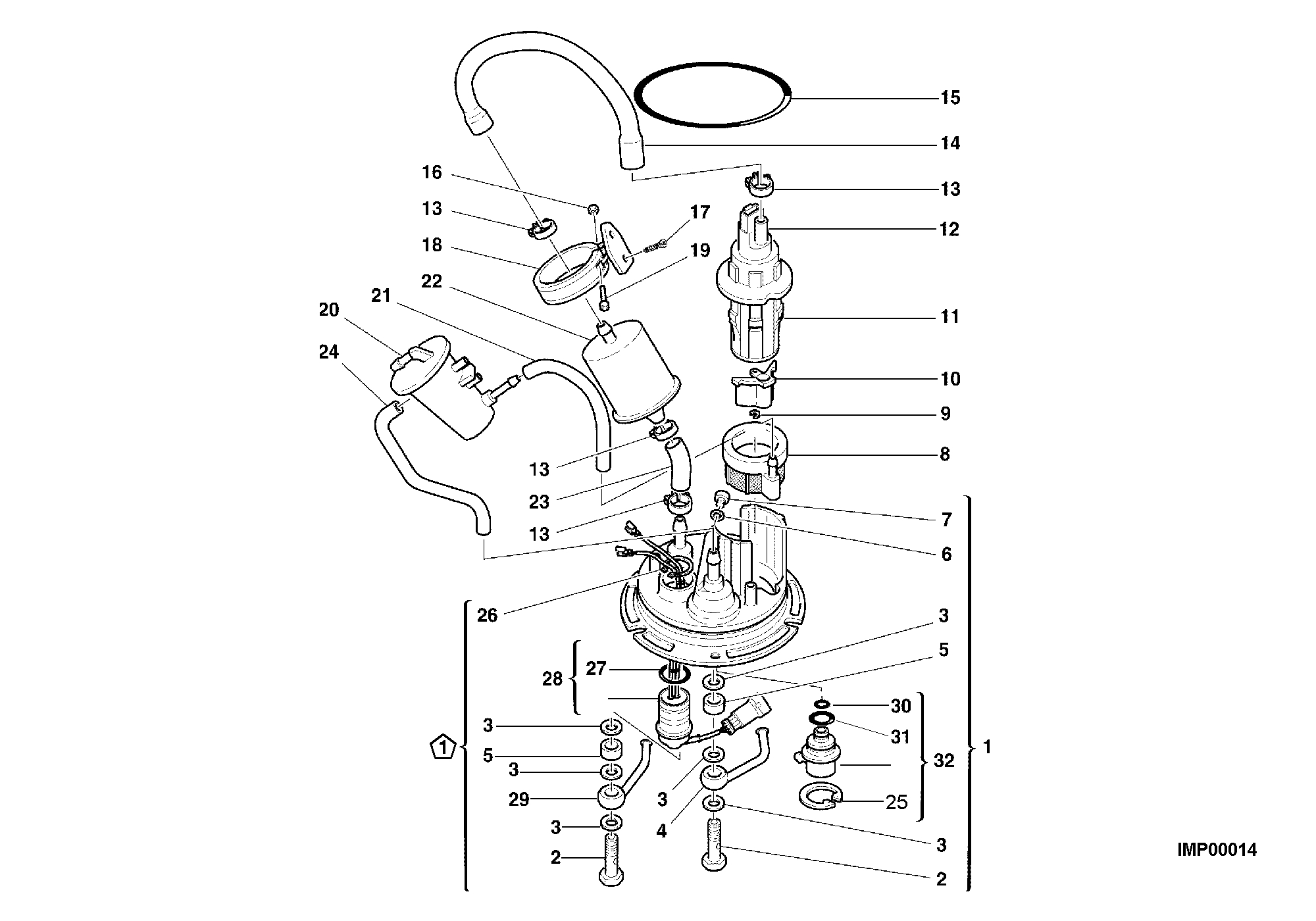 041 POMPE A CARBURANT POUR SPORT TOURING ST2 1999