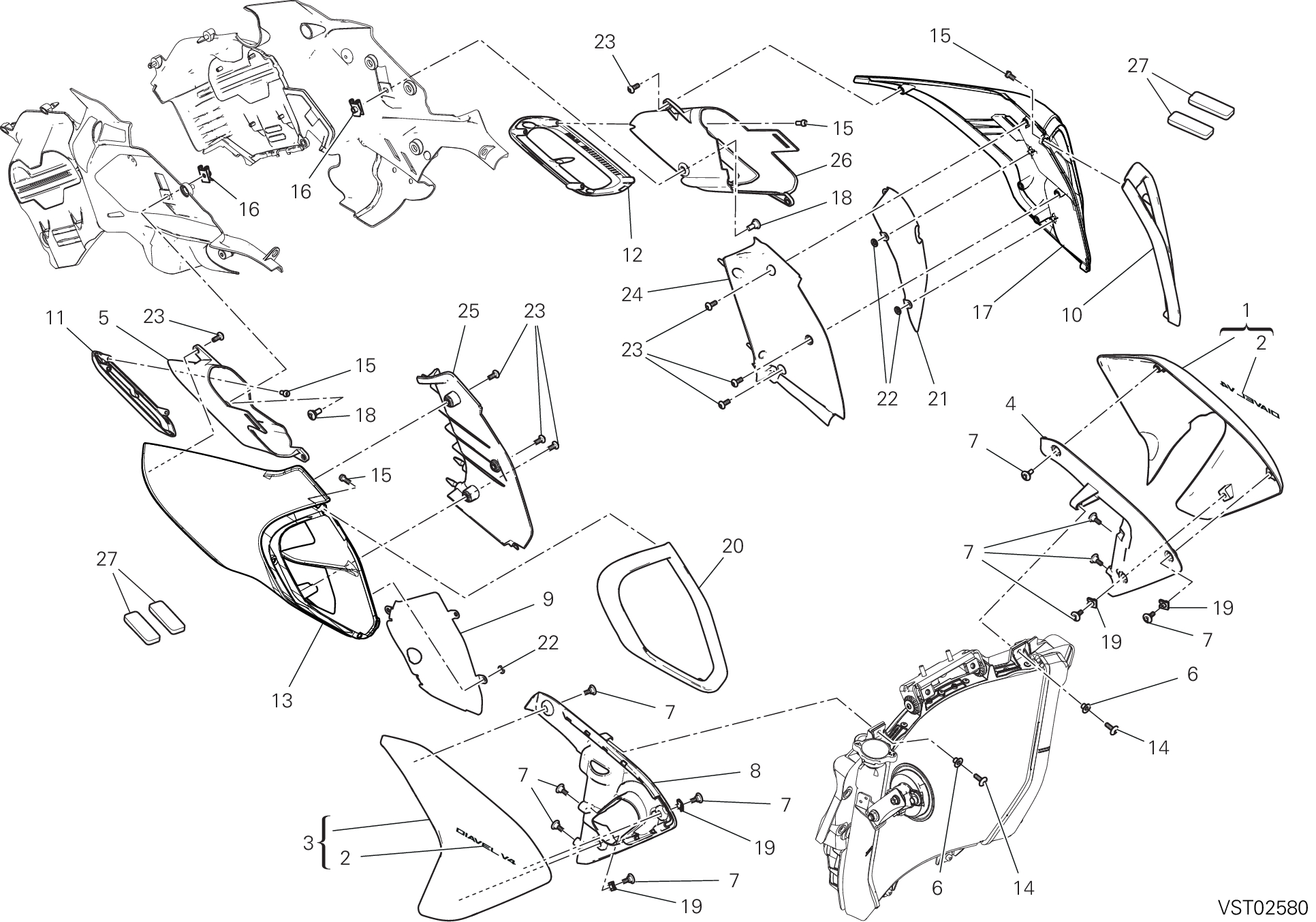36B HABILLAGE POUR DIAVEL V4 2025