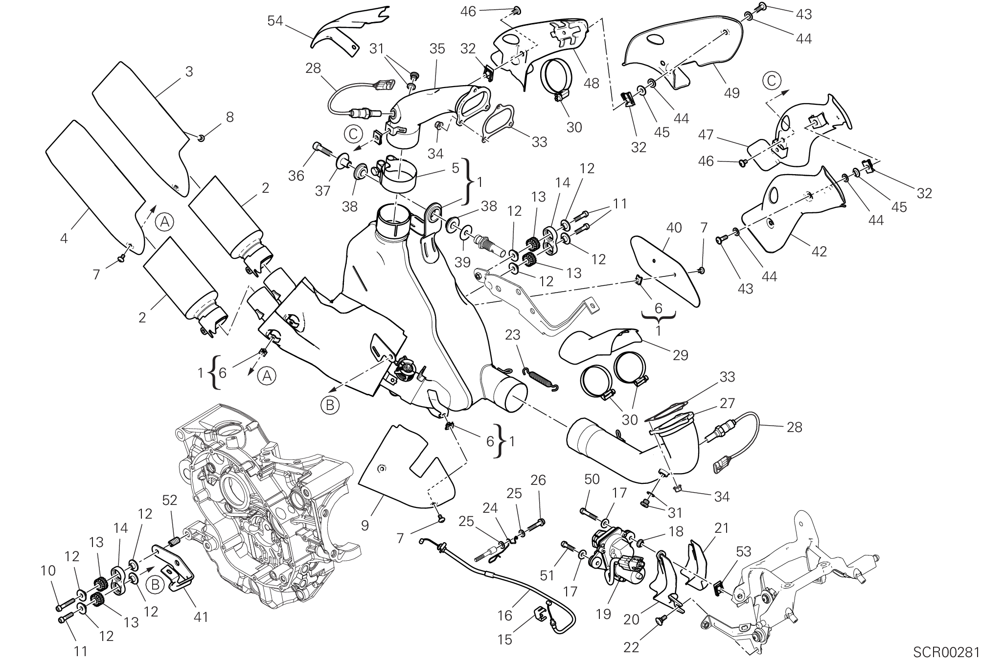 019 ECHAPPEMENT POUR SUPERSPORT S 2020