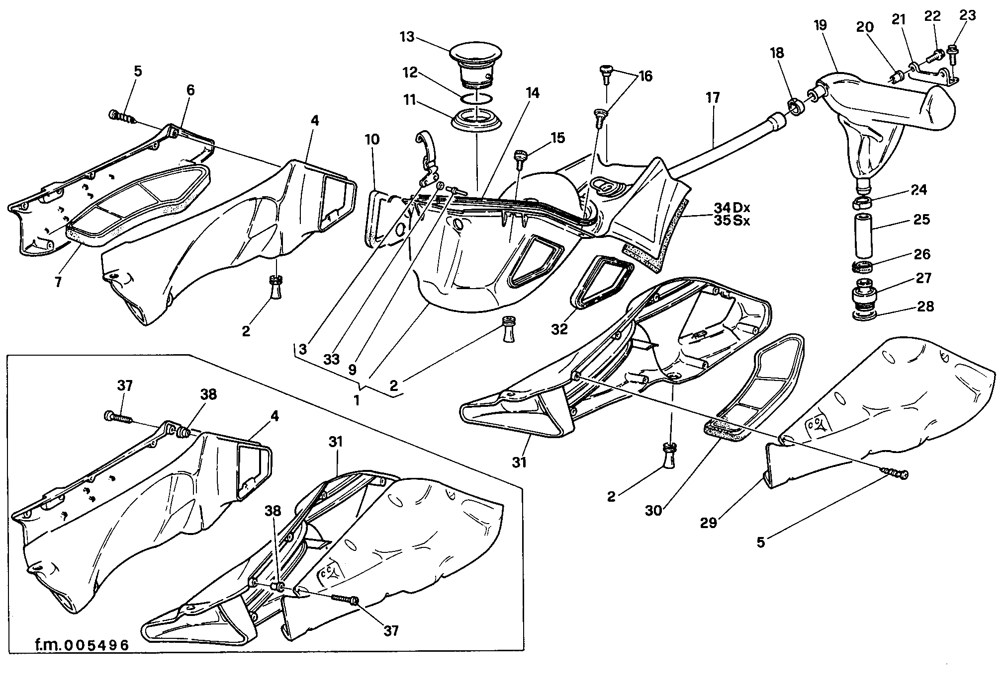 031 ADMISSION POUR SUPERBIKE 916 1995