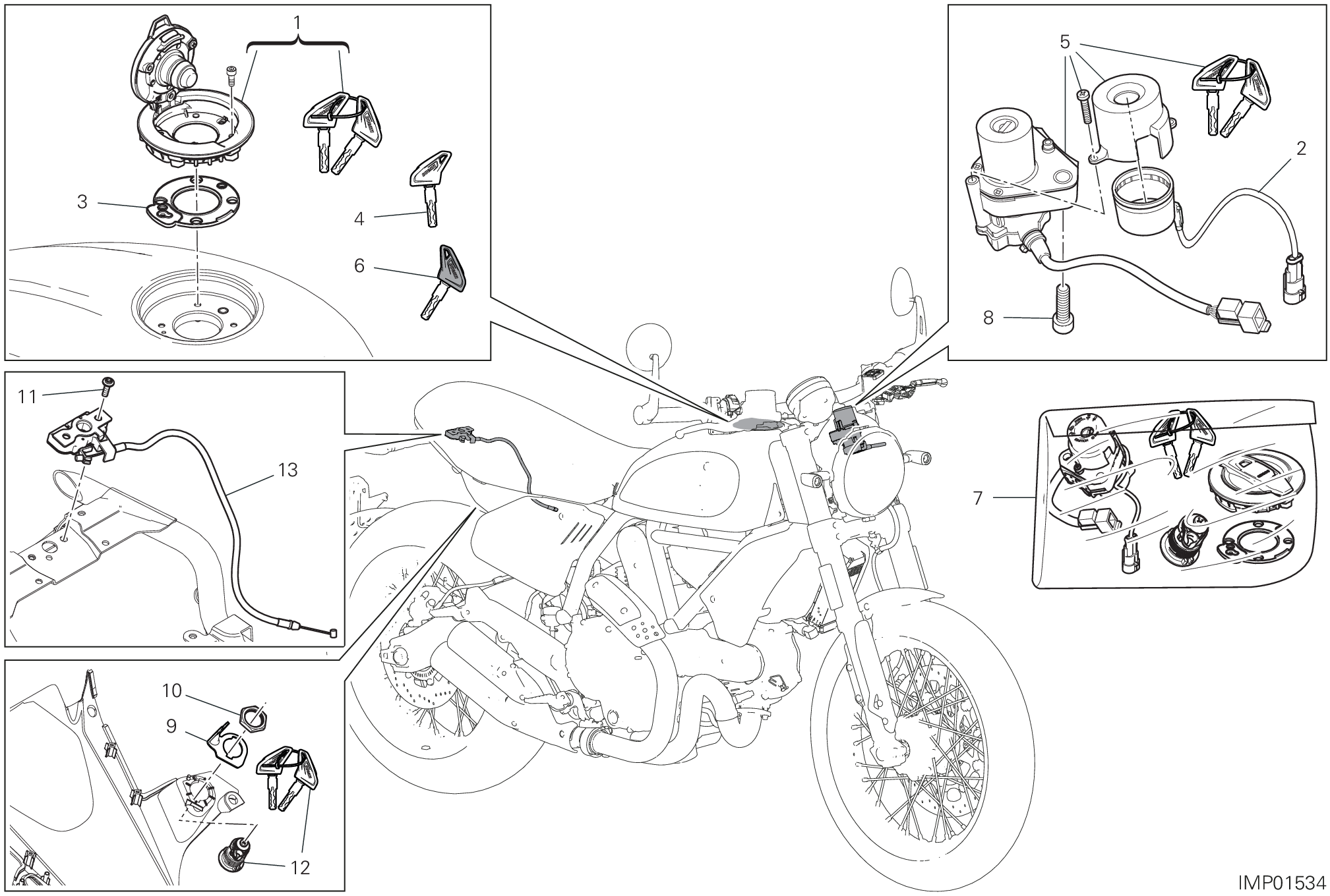 13E DISOISITIF ELECTRIQUES POUR SCRAMBLER NIGHTSHIFT 2021