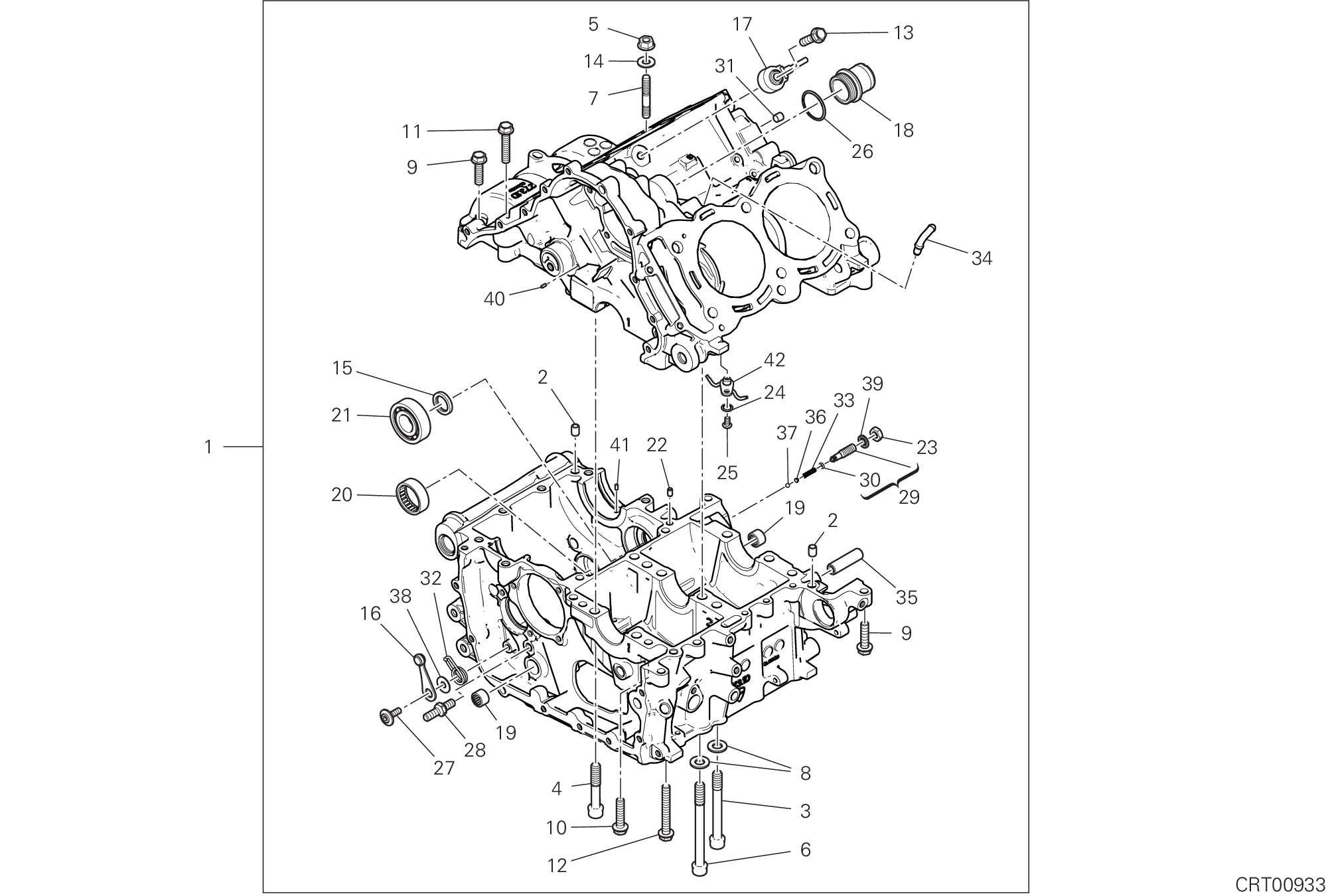 09A PAIRE DE DEMI CARTERS POUR DIAVEL V4 2023