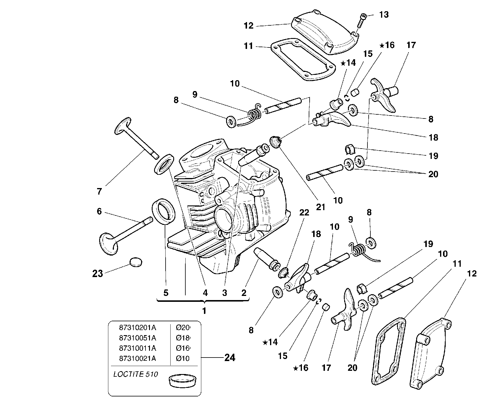 150 CULASSE HORIZONTALE POUR MONSTER 600 1999