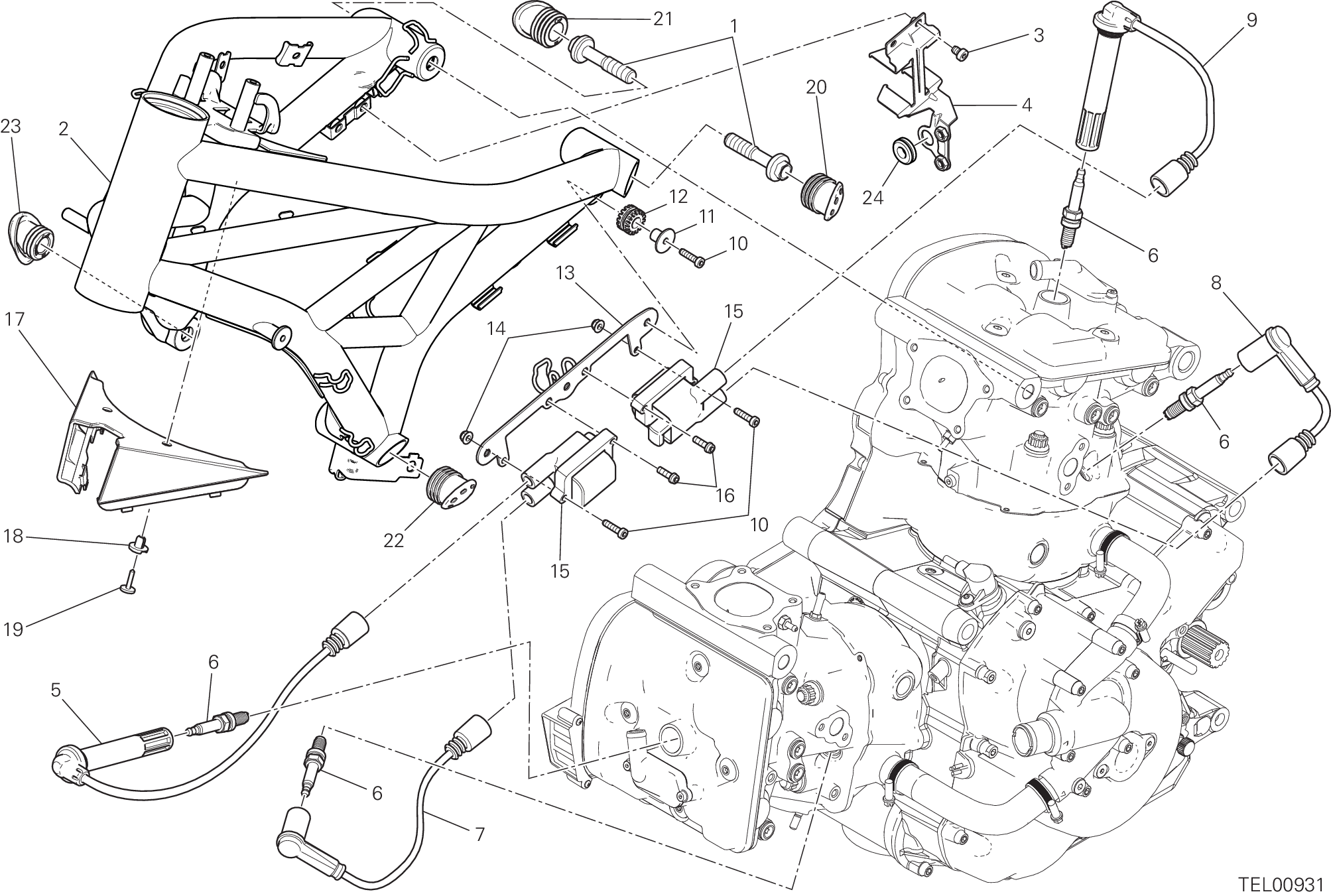 022 CADRE POUR MONSTER 1200 S 2017