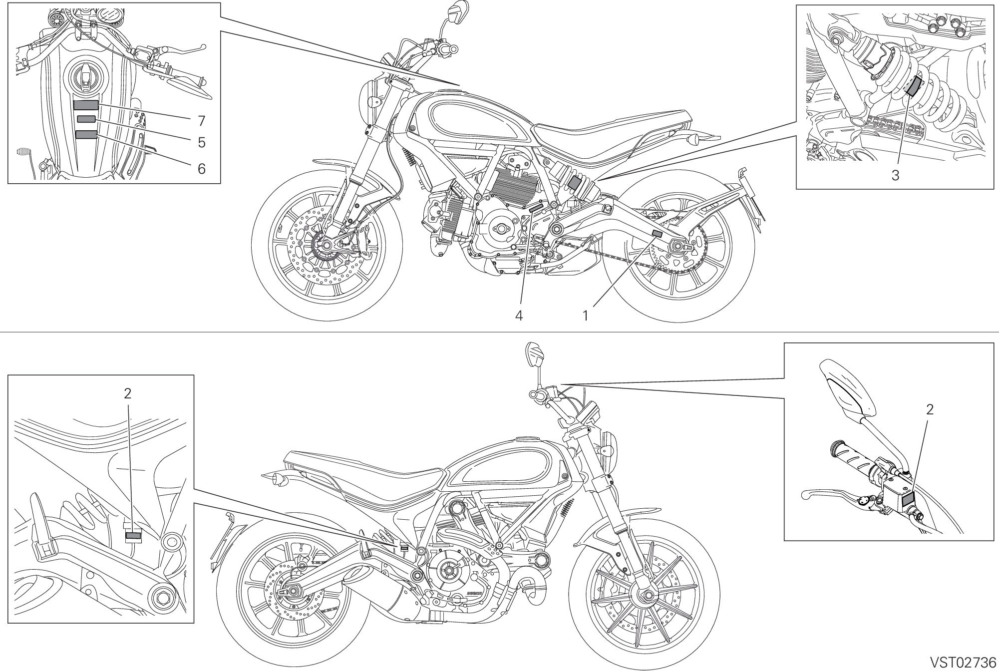 38A POSITIONNEMENT DE PLACEMENT POUR SCRAMBLER FULL THROTTLE 2G 2023