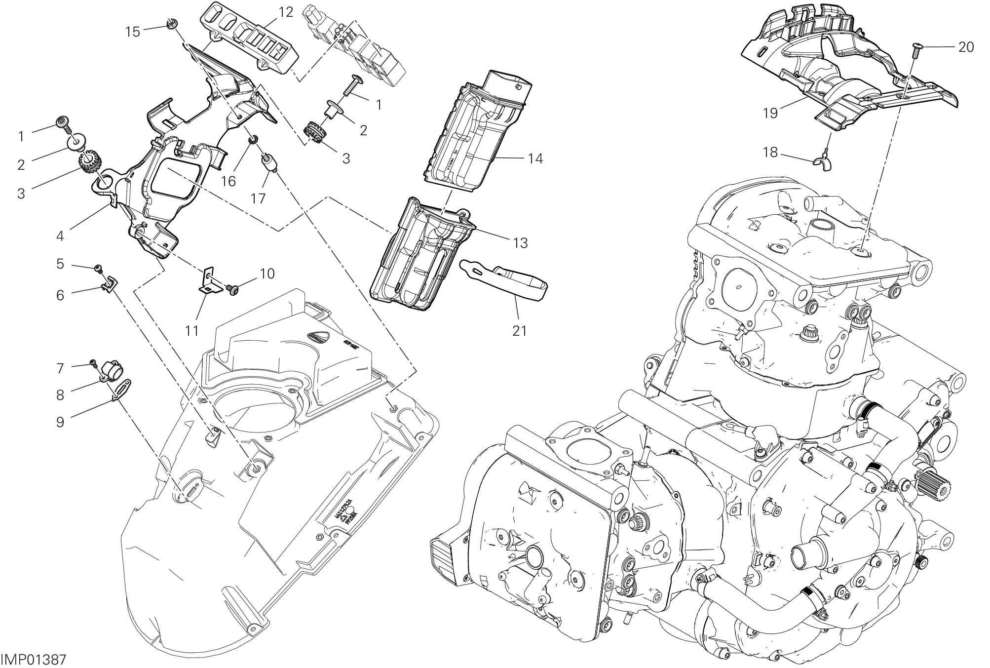 18A CENTRALE CONTRLE MOTEUR POUR SUPERSPORT 950 2021