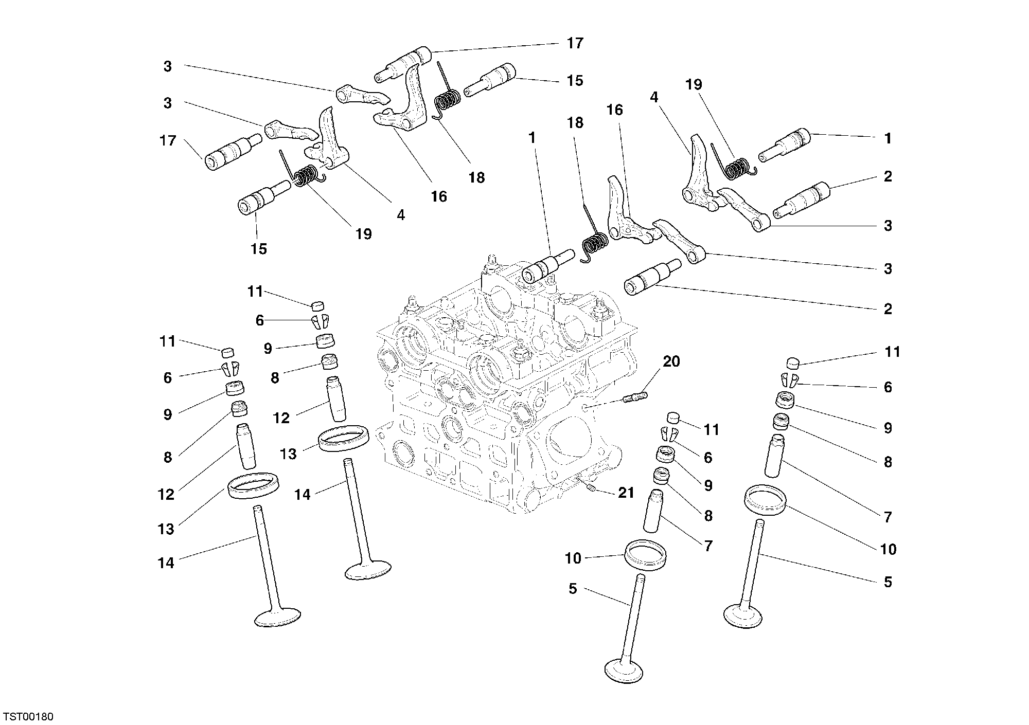 013 SOUPAPE POUR SUPERBIKE 999 R XEROX 2006