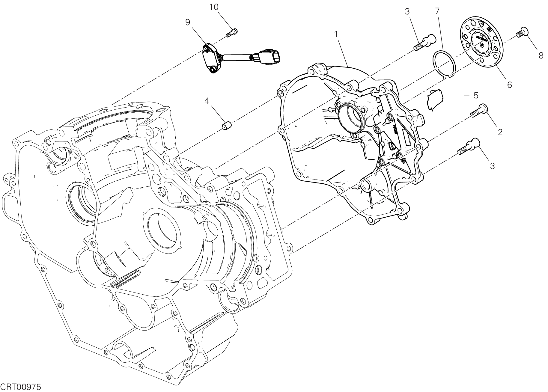 011 COUVERCLE GENERATEUR POUR MULTISTRADA V2 2025