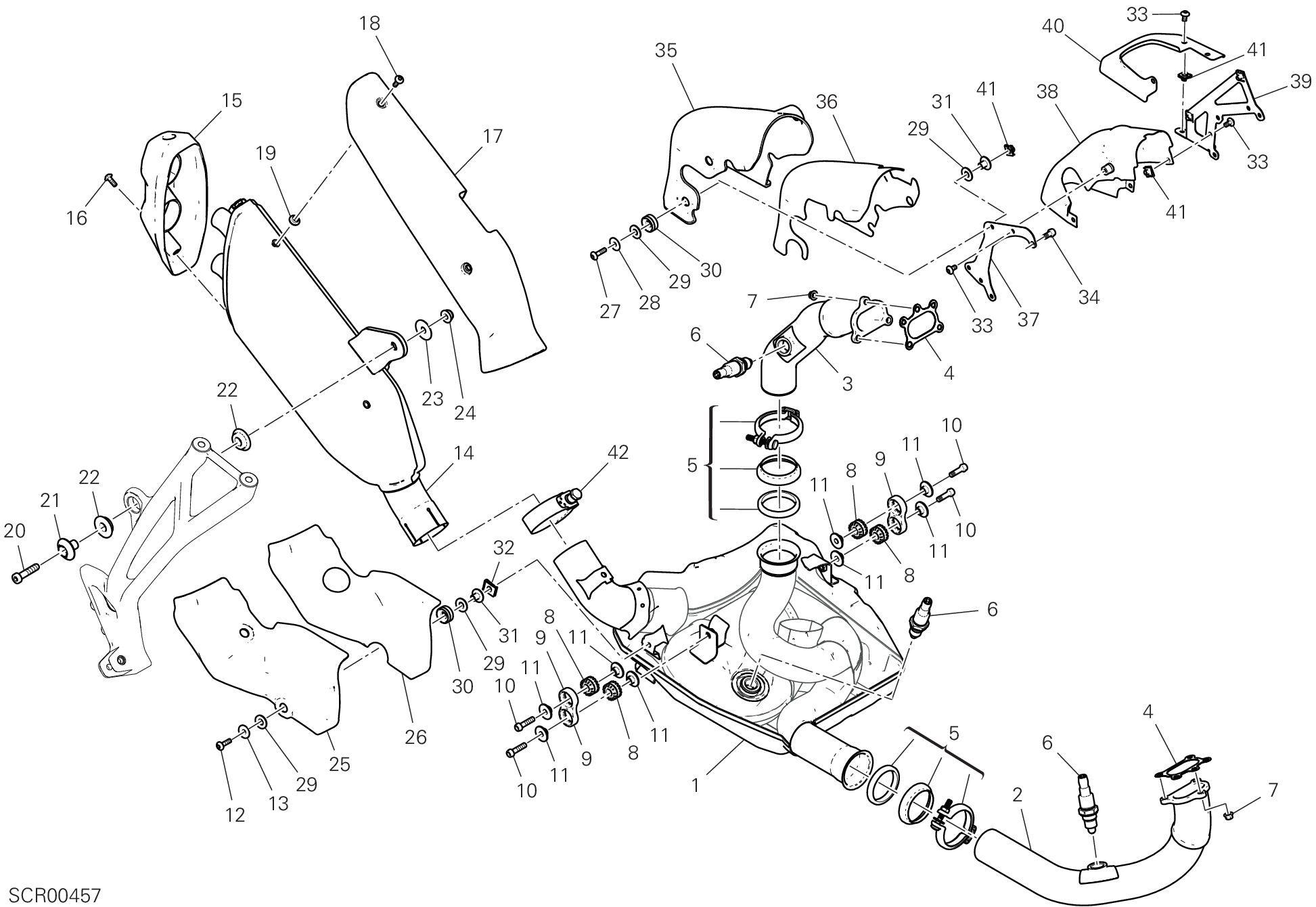 019 ECHAPPEMENT POUR MULTISTRADA V2 2025