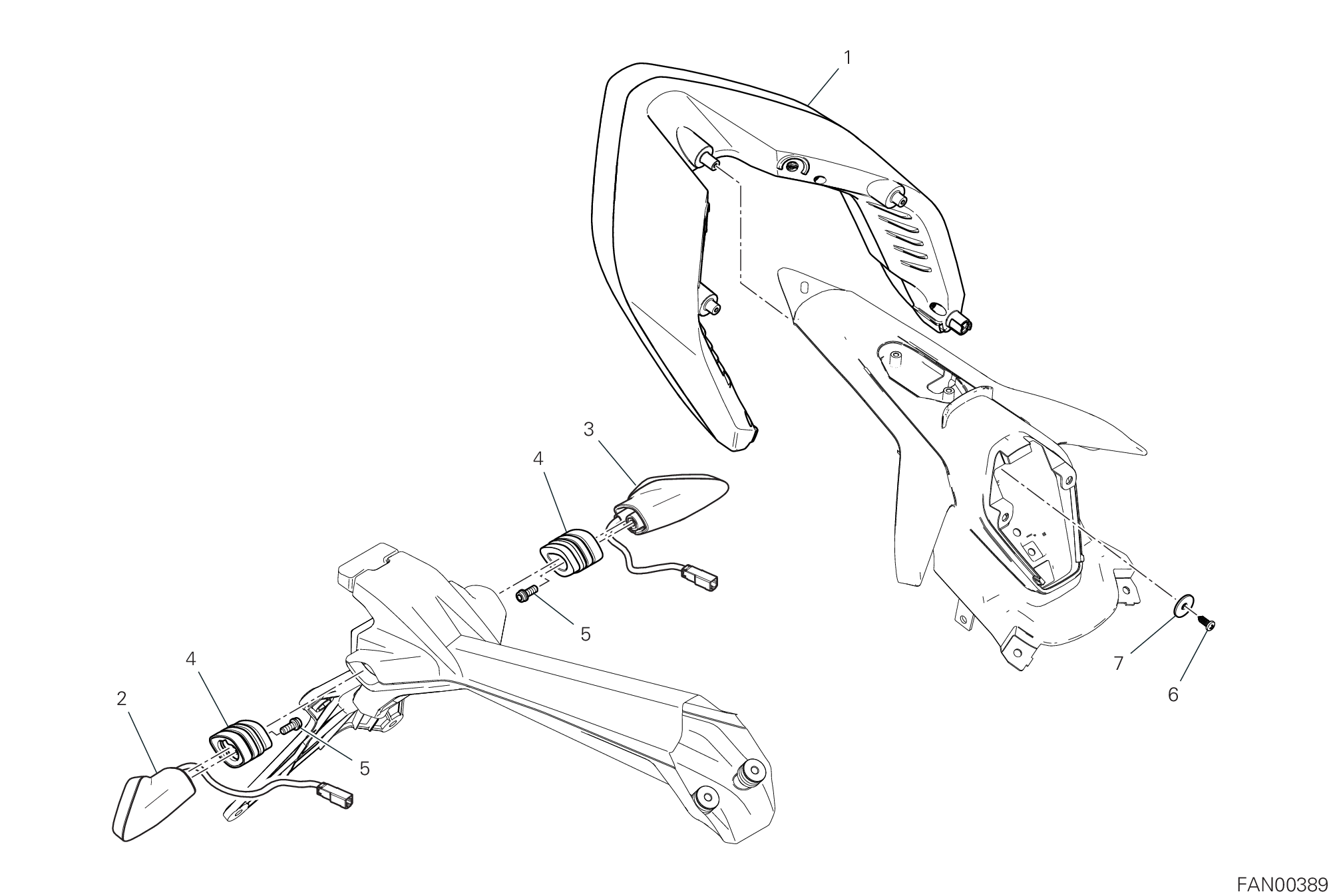 14B FEU ARRIERE POUR SUPERBIKE SUPERLEGGERA V4 2021