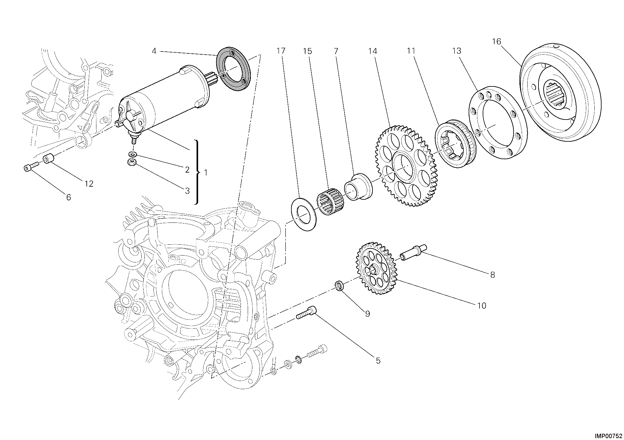 012 DEMARREUR ELECTRIQUE POUR STREETFIGHTER 848 2014