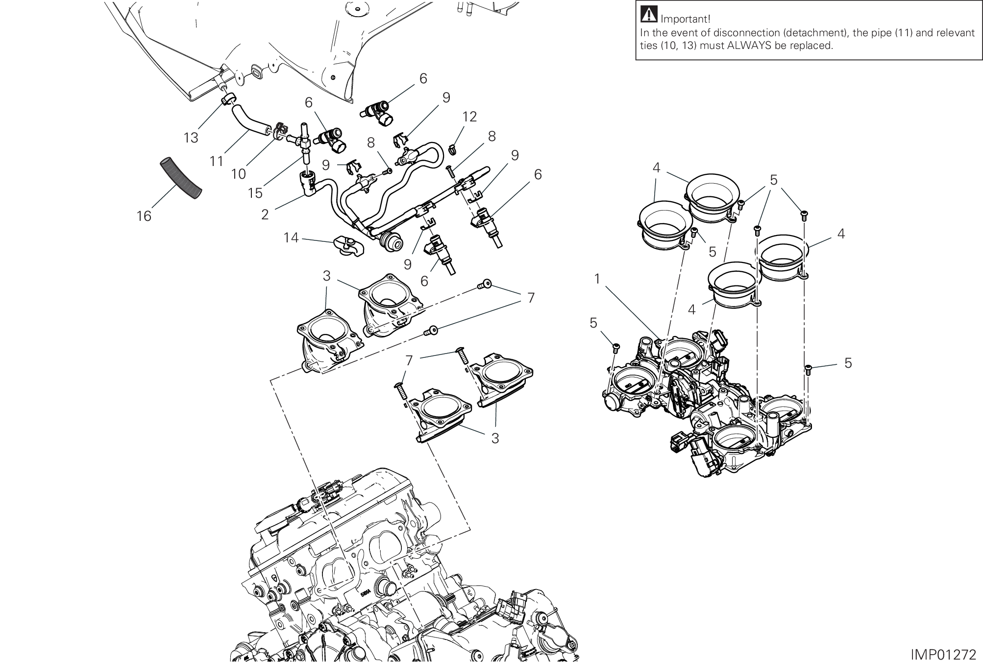 36A CORPS PAPILLON POUR SUPERBIKE PANIGALE V4 SP 2021