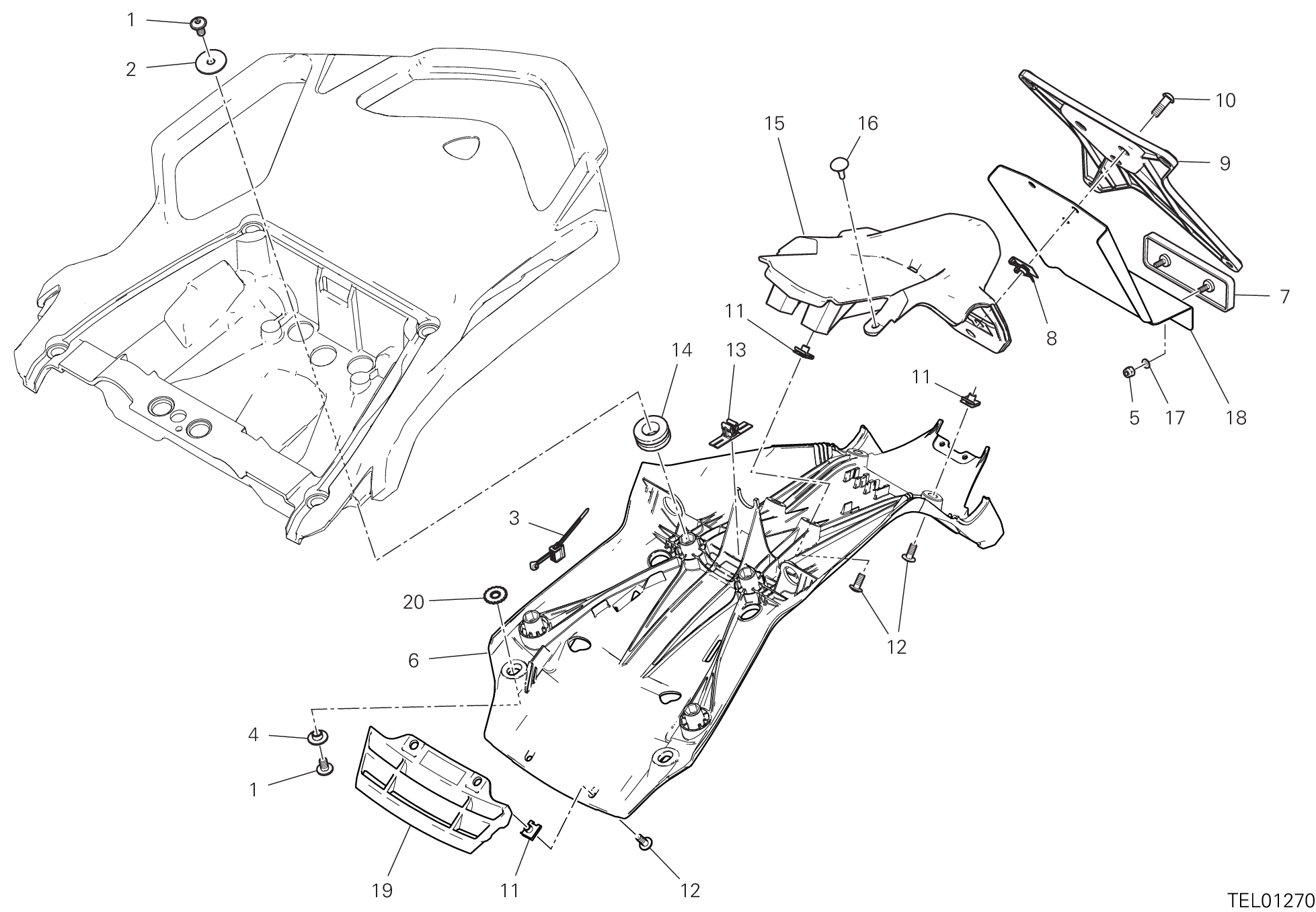 27A PORTE BALAI POUR MULTISTRADA V2 2024