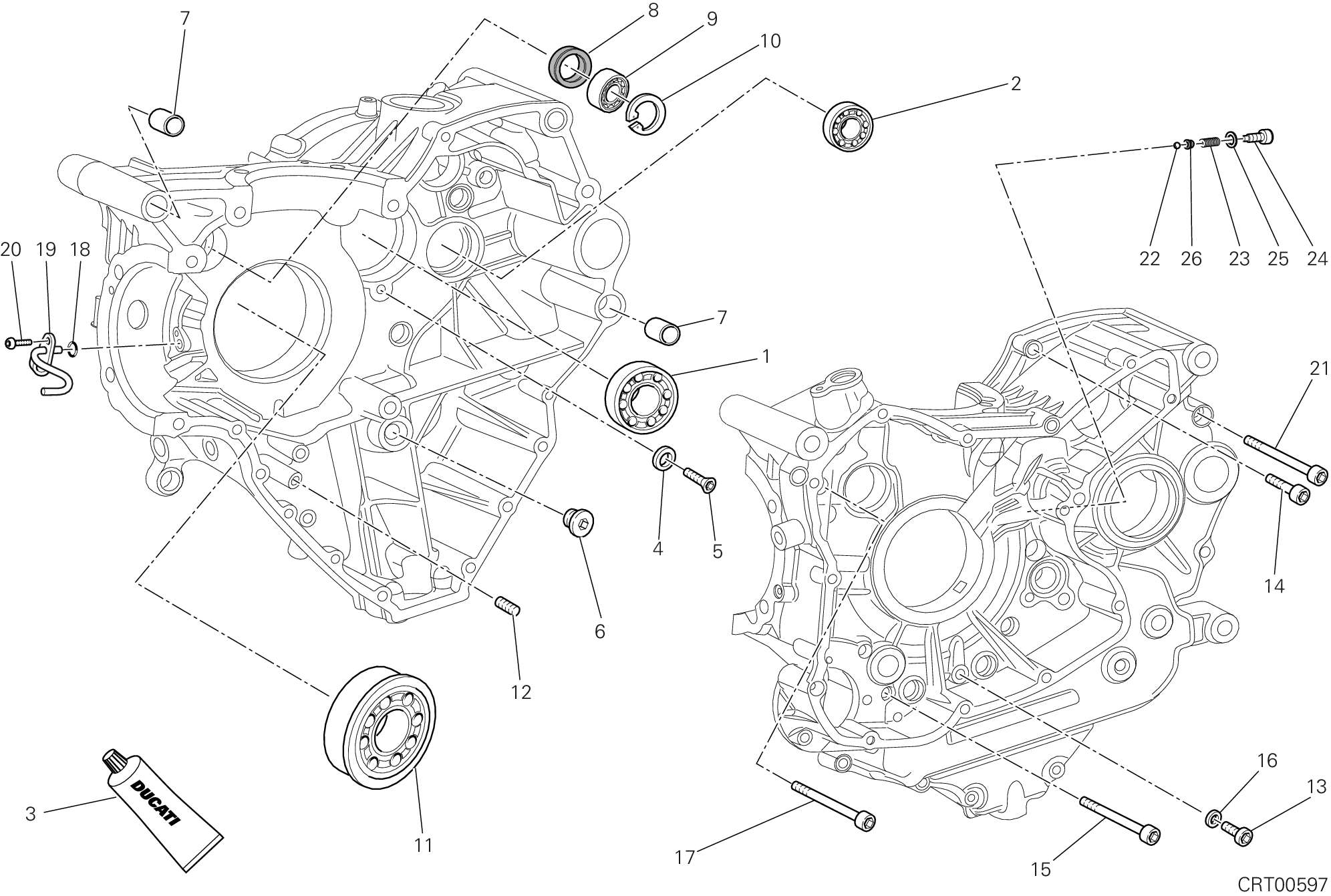 10A ROULEMENTS CARTER MOTEUR POUR STREETFIGHTER 848 2014