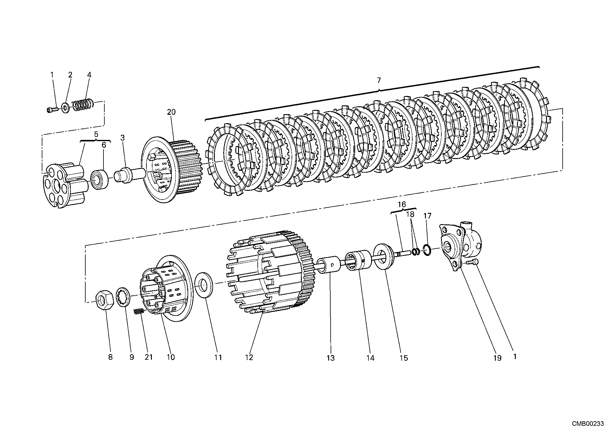 004 EMBRAYAGE POUR MONSTER 696 2011