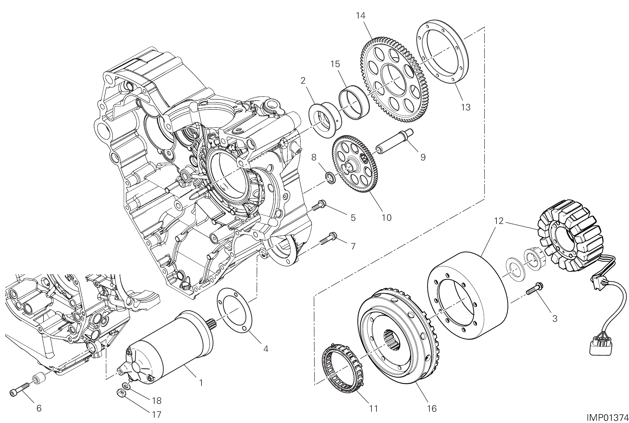 10A DEMARRAGE ELECTRIQUE POUR DIAVEL 1260 2021