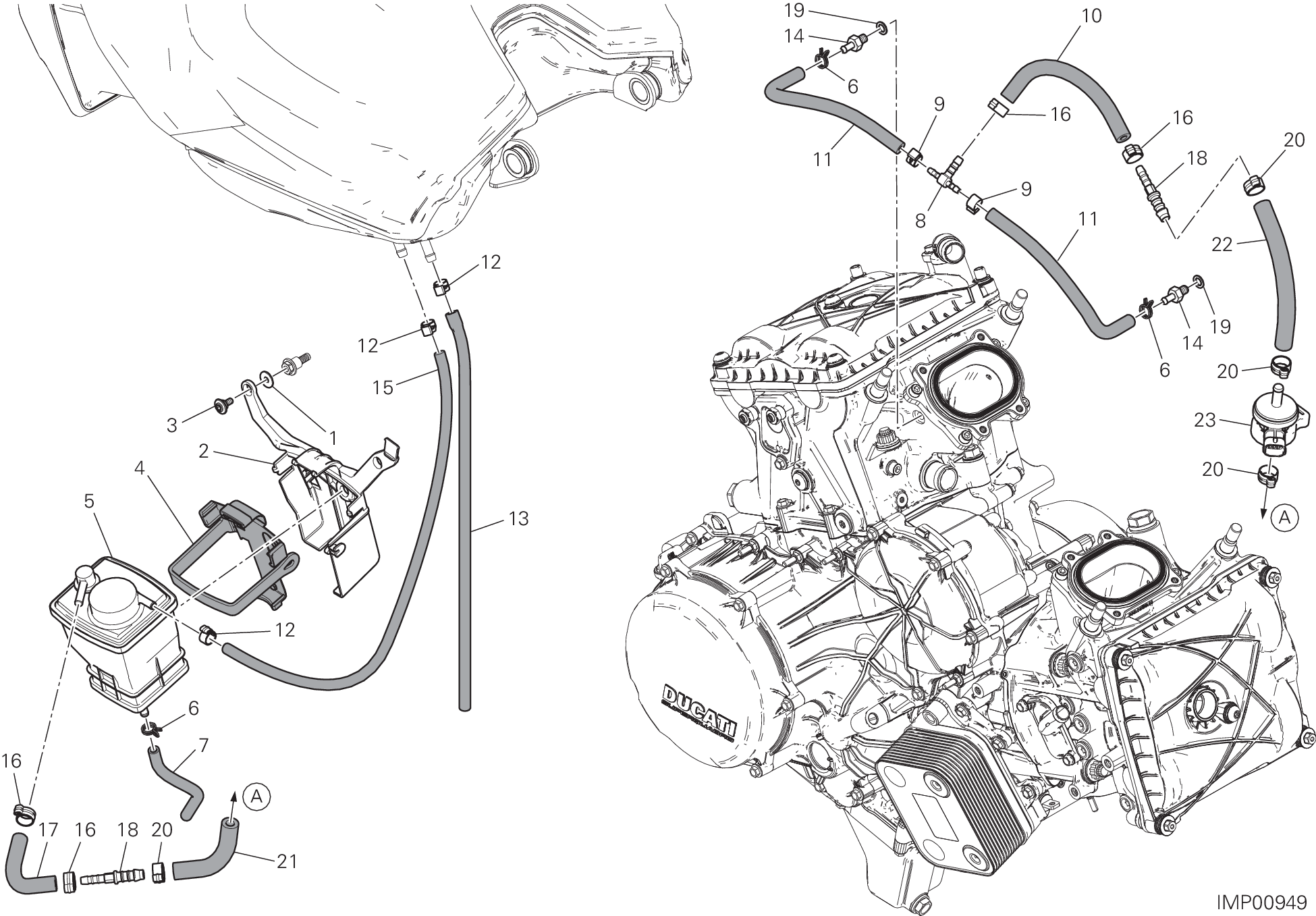 035 FILTRE CANISTER POUR SUPERBIKE 1299S ABS 2016
