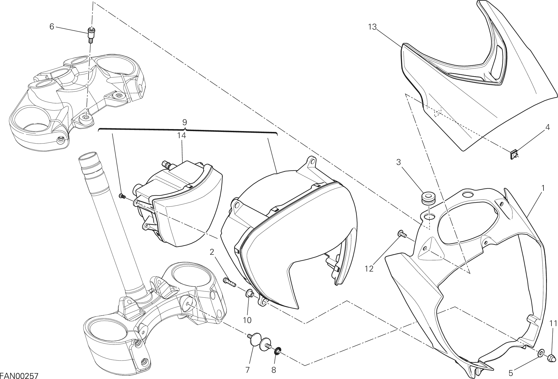 020 FEU AVANT POUR DIAVEL CARBON FL 2016