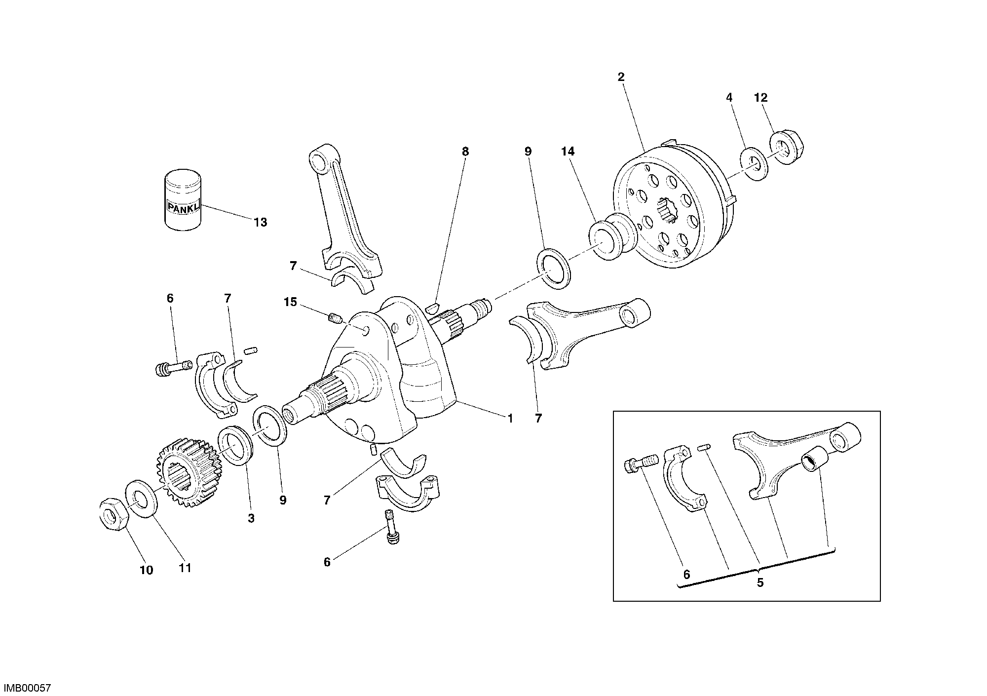 006 VILEBREQUIN POUR SUPERBIKE 999 RS 2005