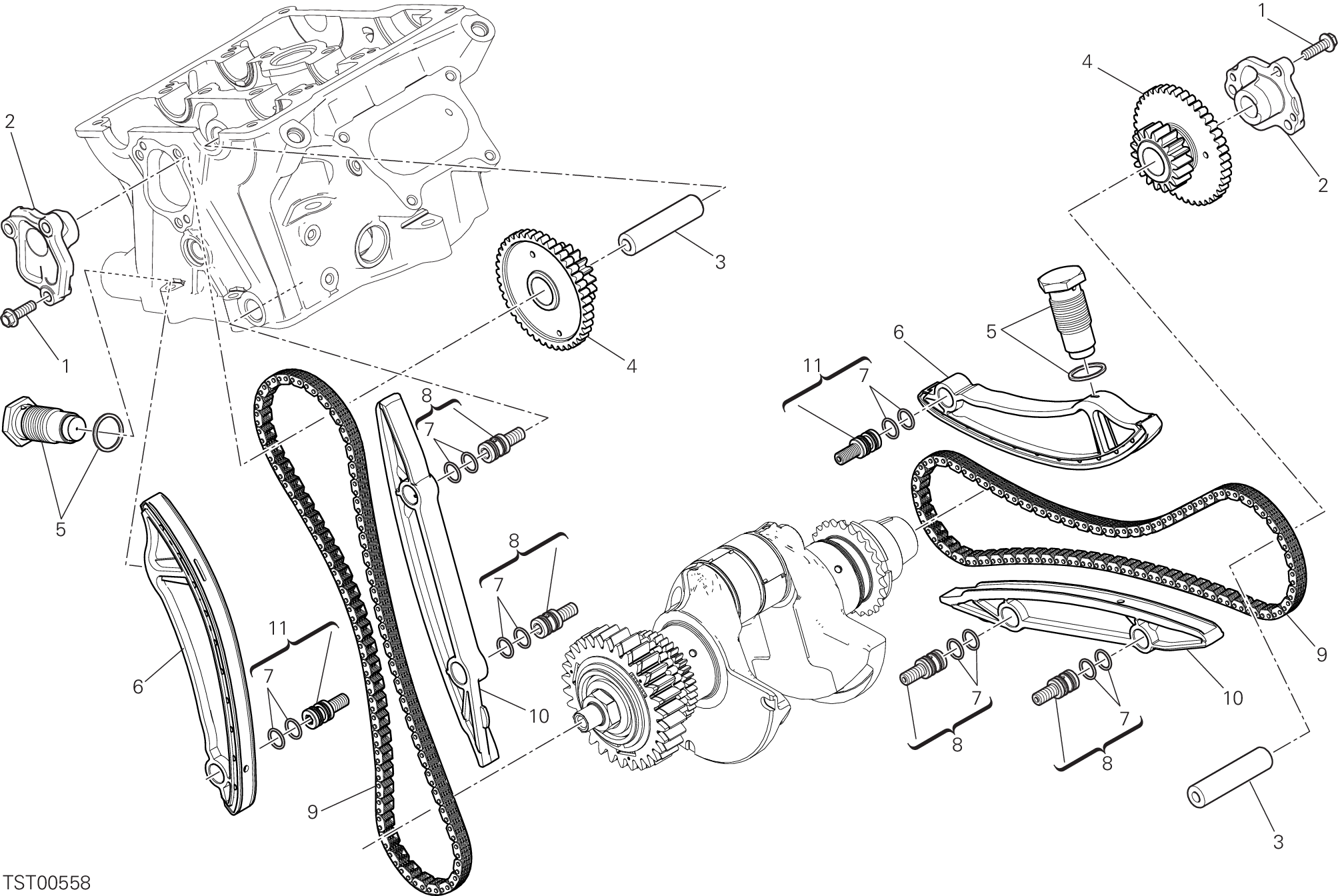 008 DISTRIBUTION POUR SUPERBIKE 959 PANIGALE ABS 2016