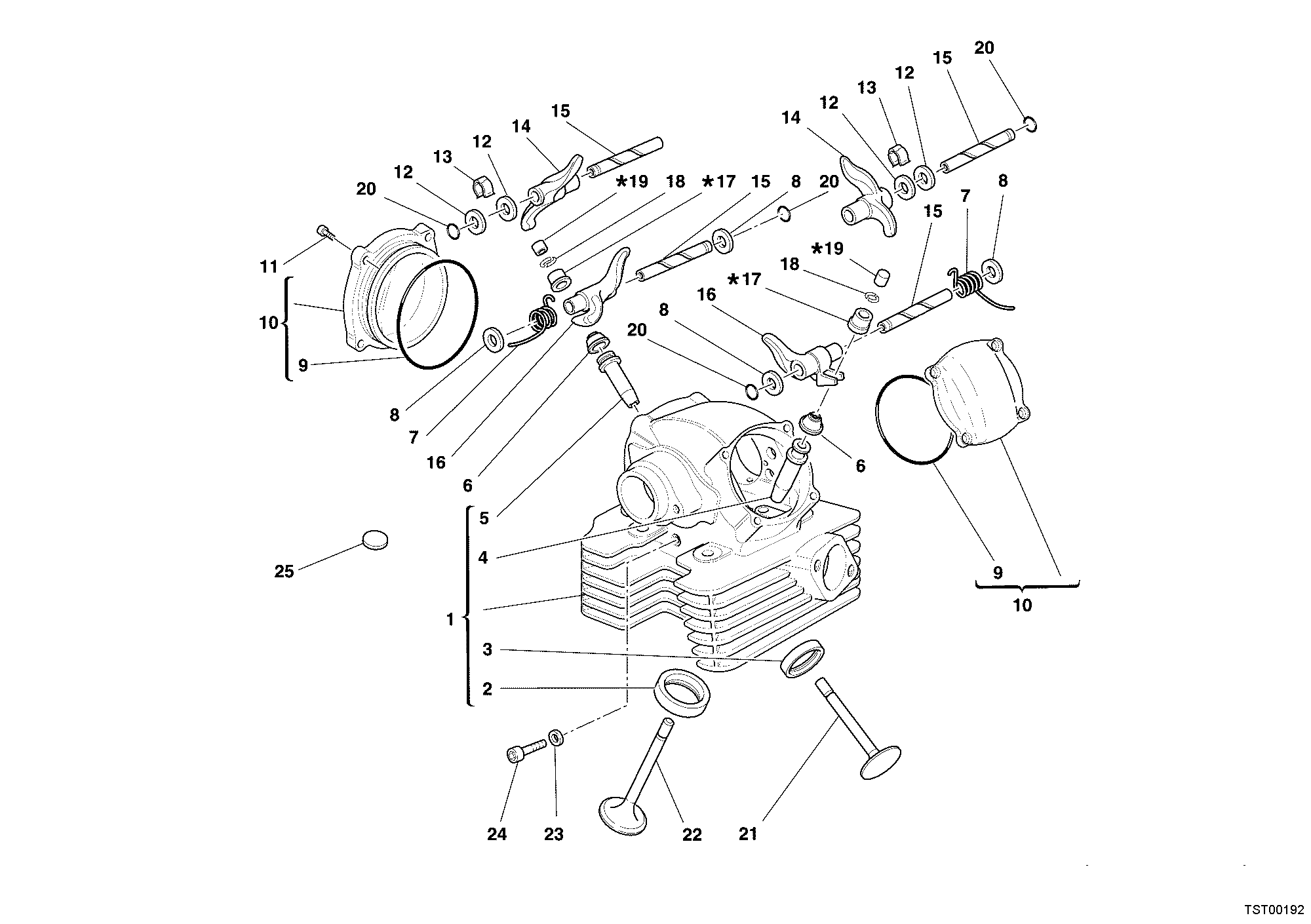 014 CULASSE VERTICALE POUR SPORTCLASSIC SPORT 1000 SINGLE SEAT 2006