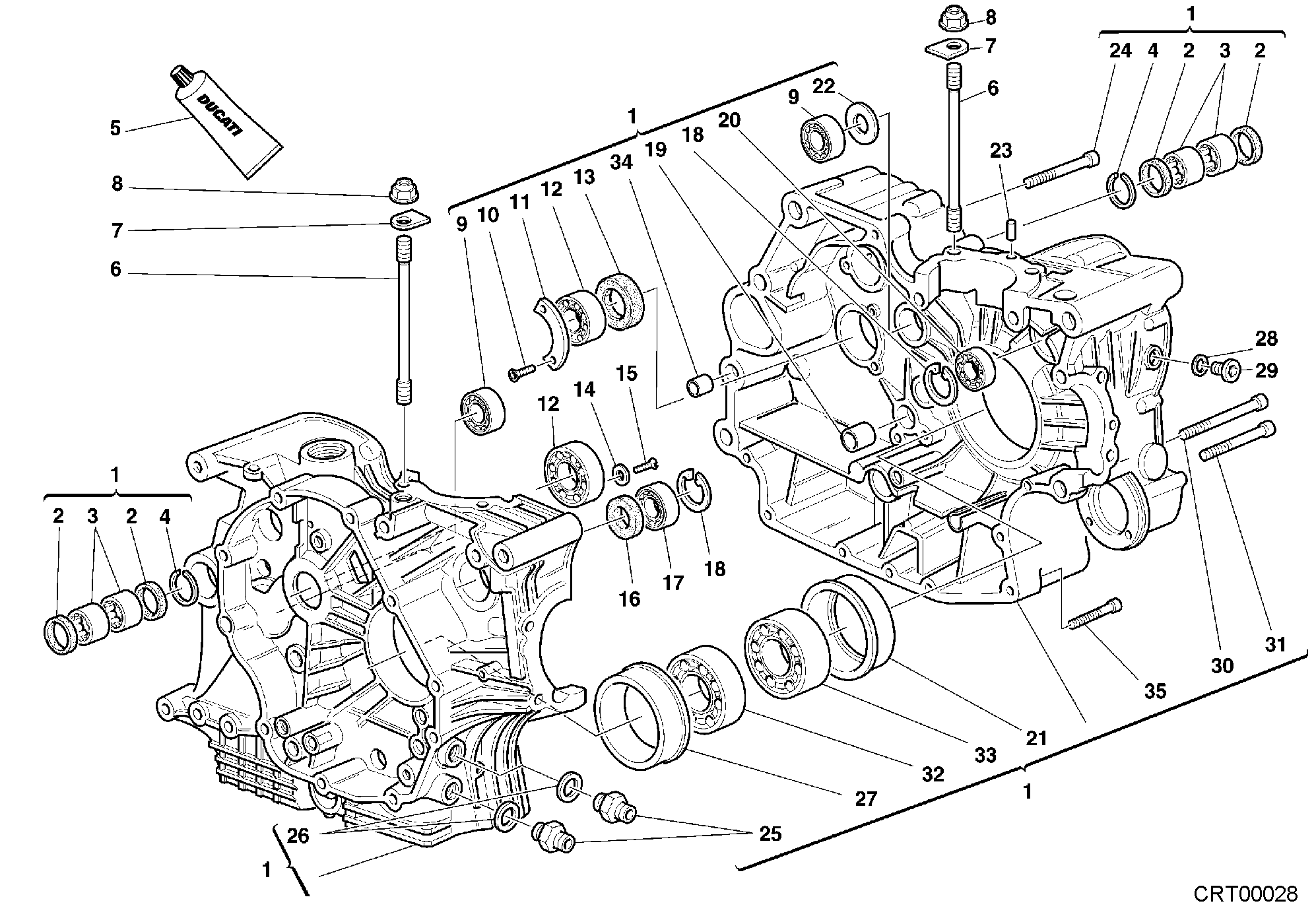 010 CARTER MOTEUR POUR SPORT TOURING ST4 2000