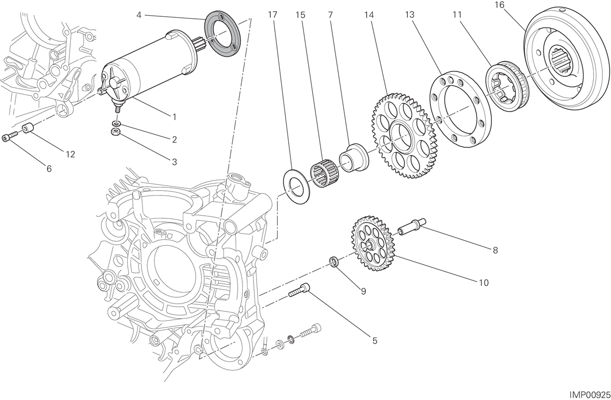 012 DEMARREUR ELECTRIQUE POUR STREETFIGHTER 848 2015