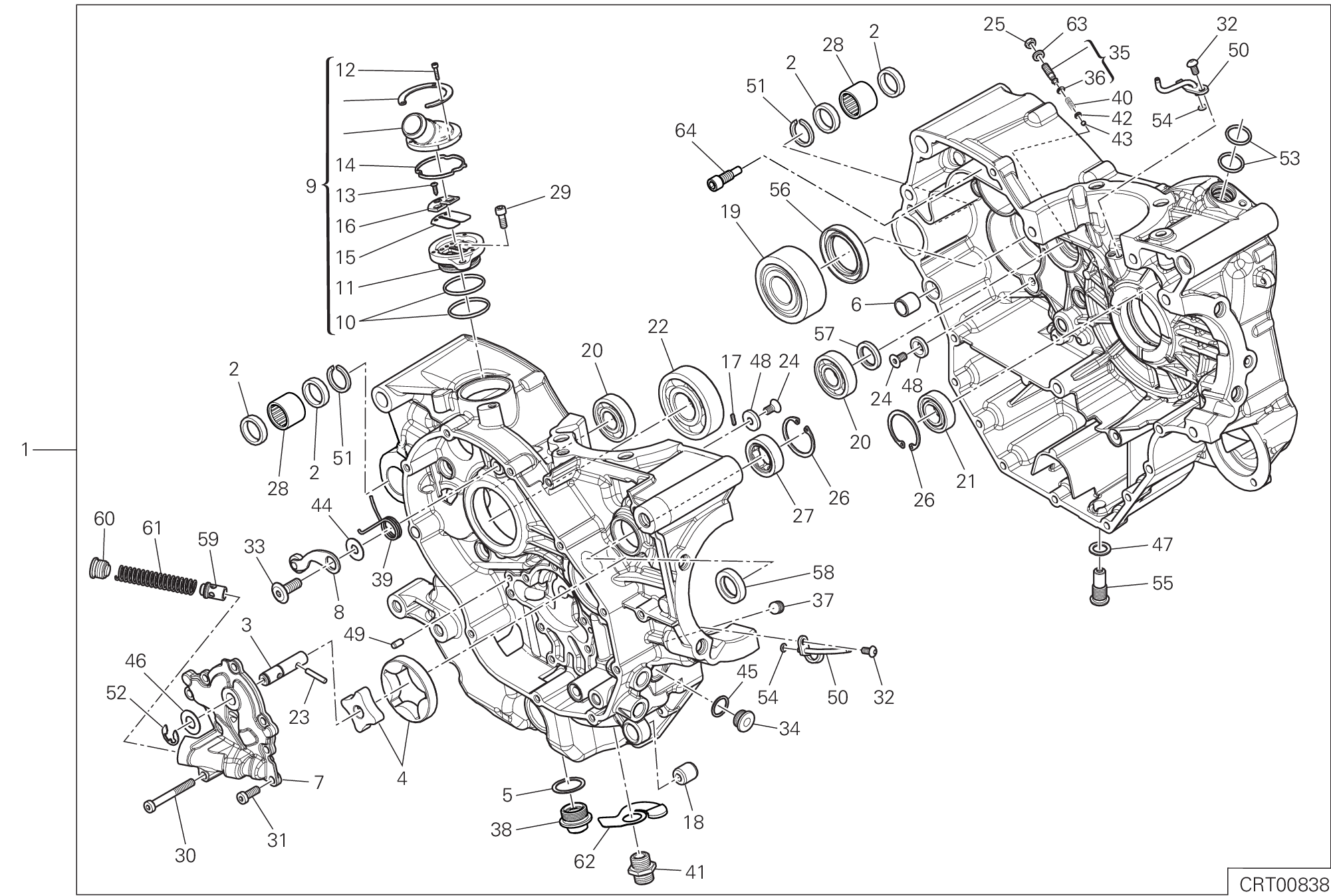 010 PAIRE DE DEMI CARTERS POUR MULTISTRADA 950 S 2019