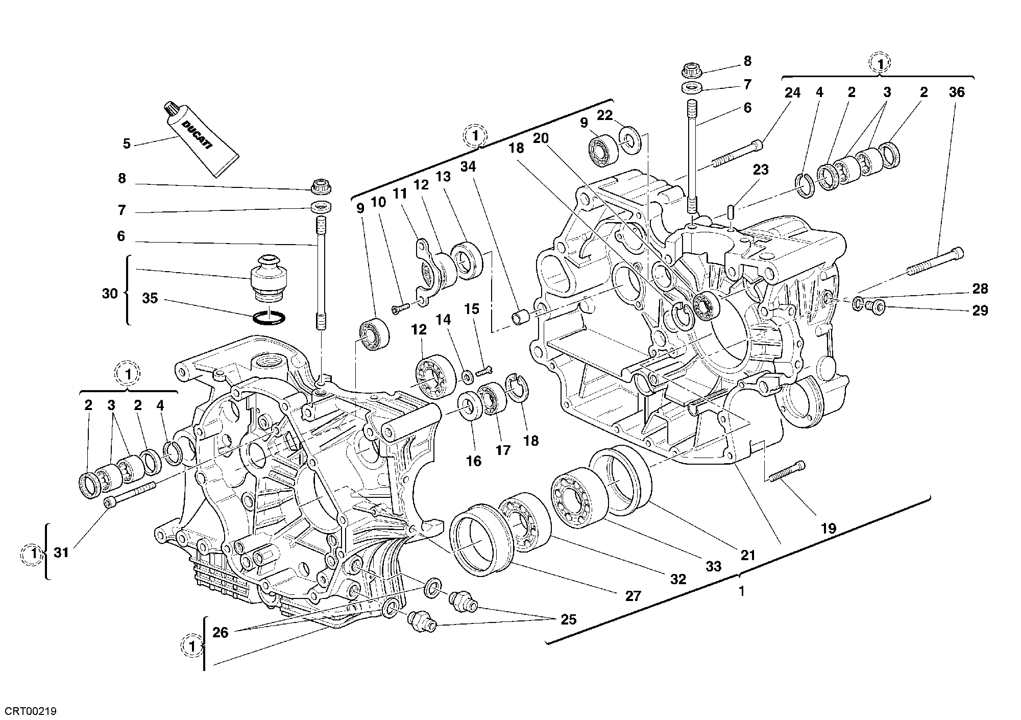 010 CARTER MOTEUR POUR MONSTER S4R 2006