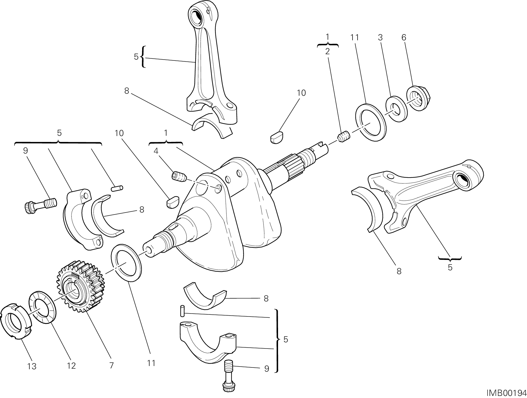 006 VILEBREQUIN POUR SUPERBIKE 848 EVO 2013