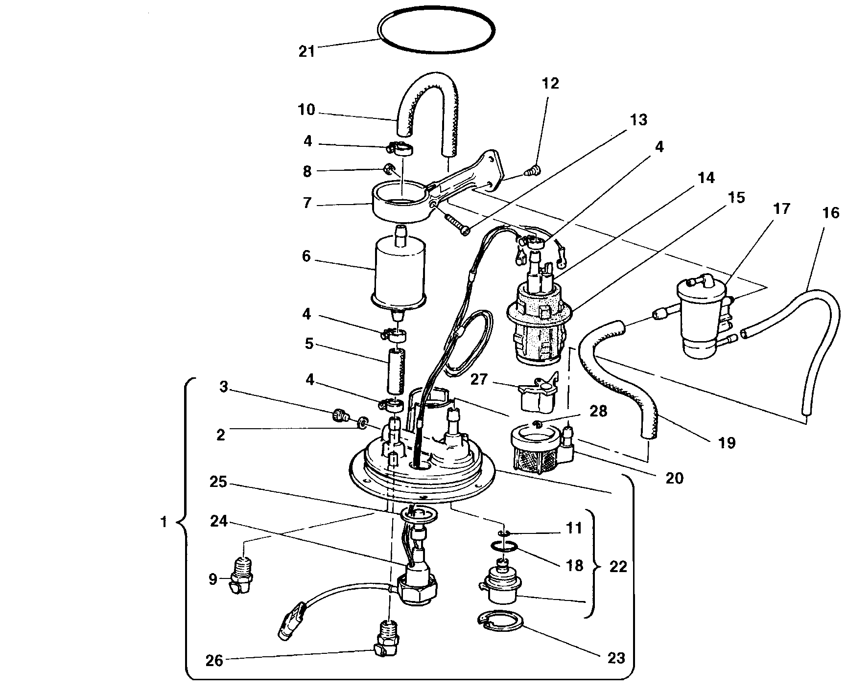 134 POMPE A CARBURANT POUR SUPERBIKE 916 SENNA 1998