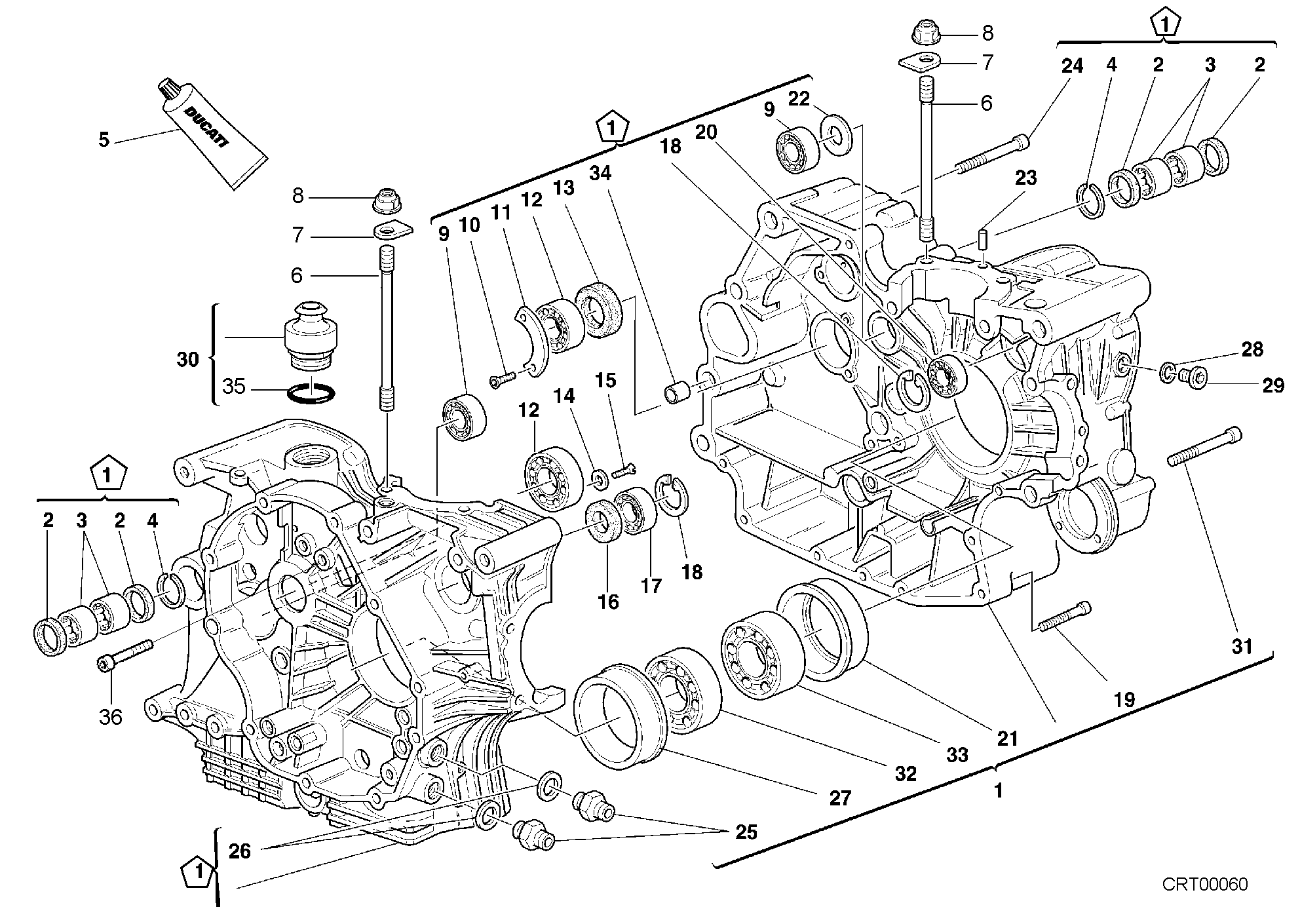 010 CARTER MOTEUR POUR SPORT TOURING ST4 2001