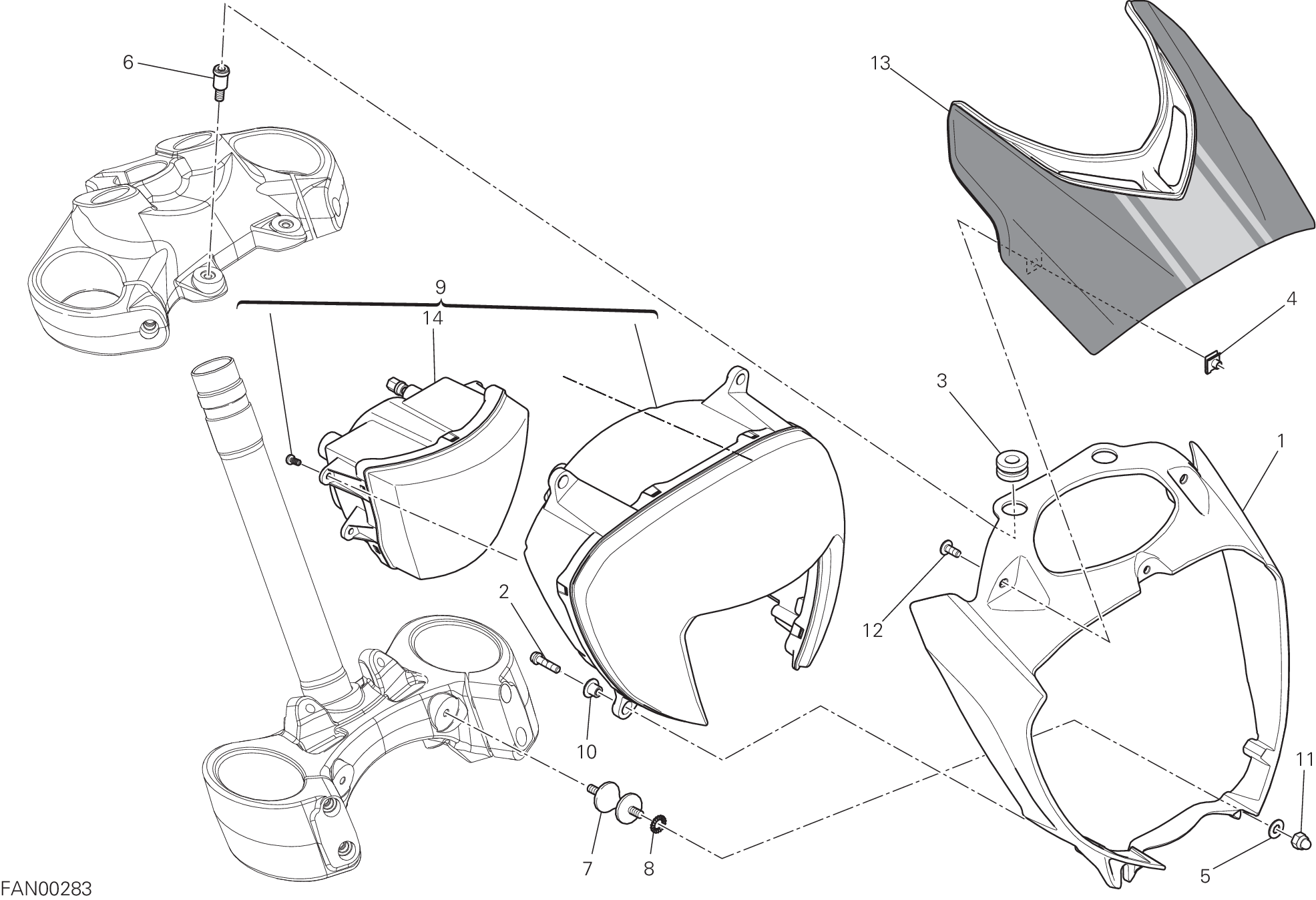 020 FEU AVANT POUR DIAVEL TITANIUM 2015