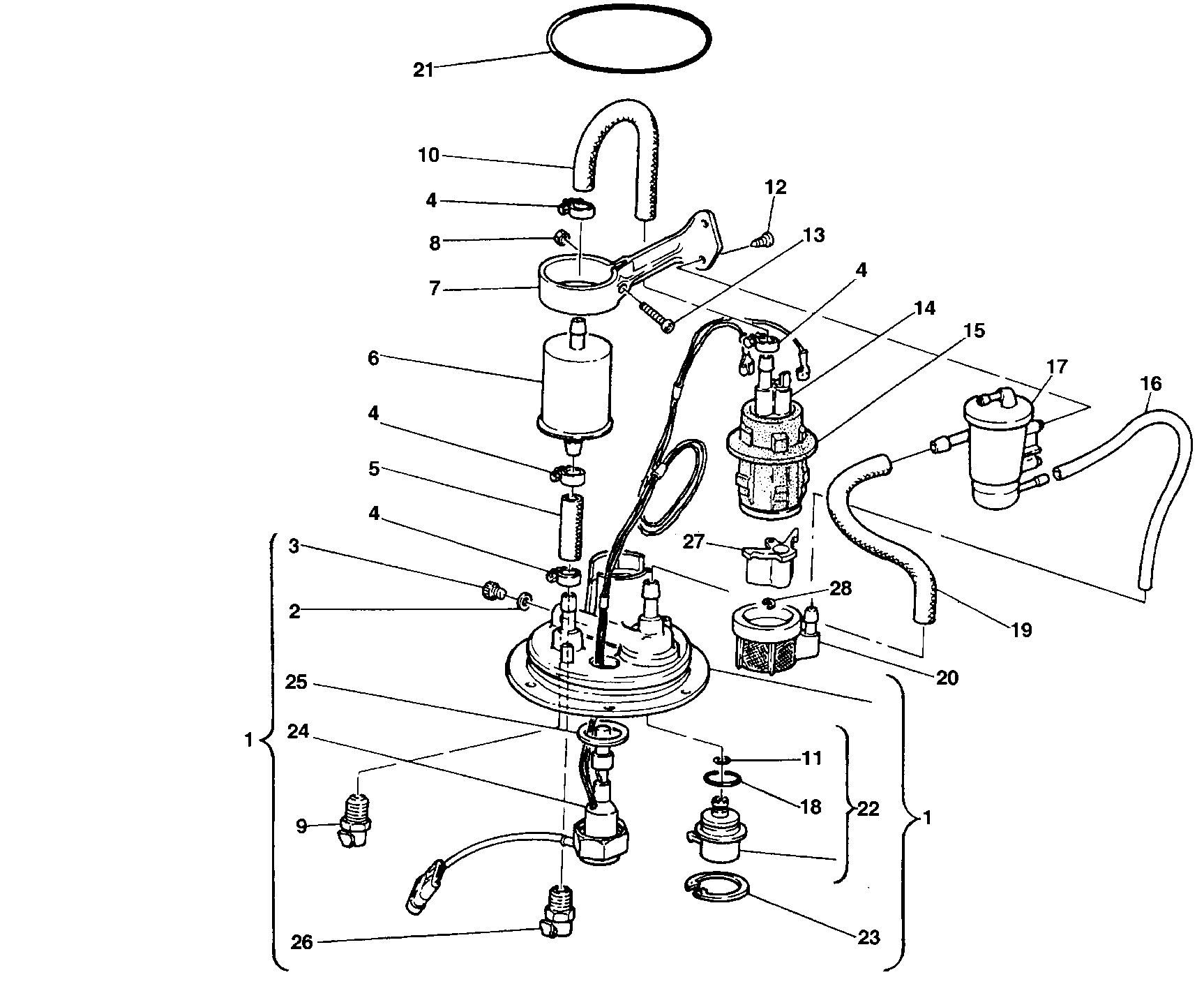 134 POMPE A CARBURANT POUR SUPERBIKE 748 R SINGLE SEAT 1998