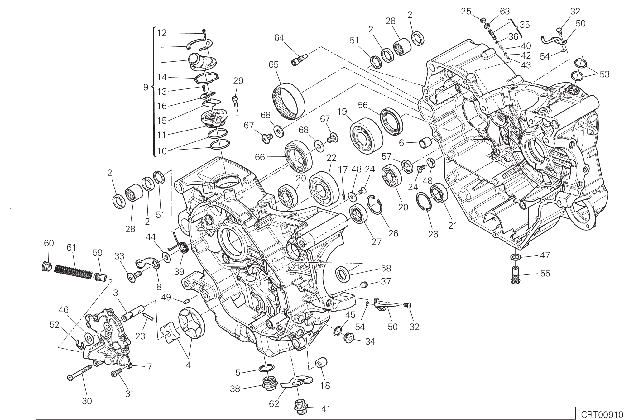 010 PAIRE DE DEMI CARTERS POUR MULTISTRADA V2 S 2022