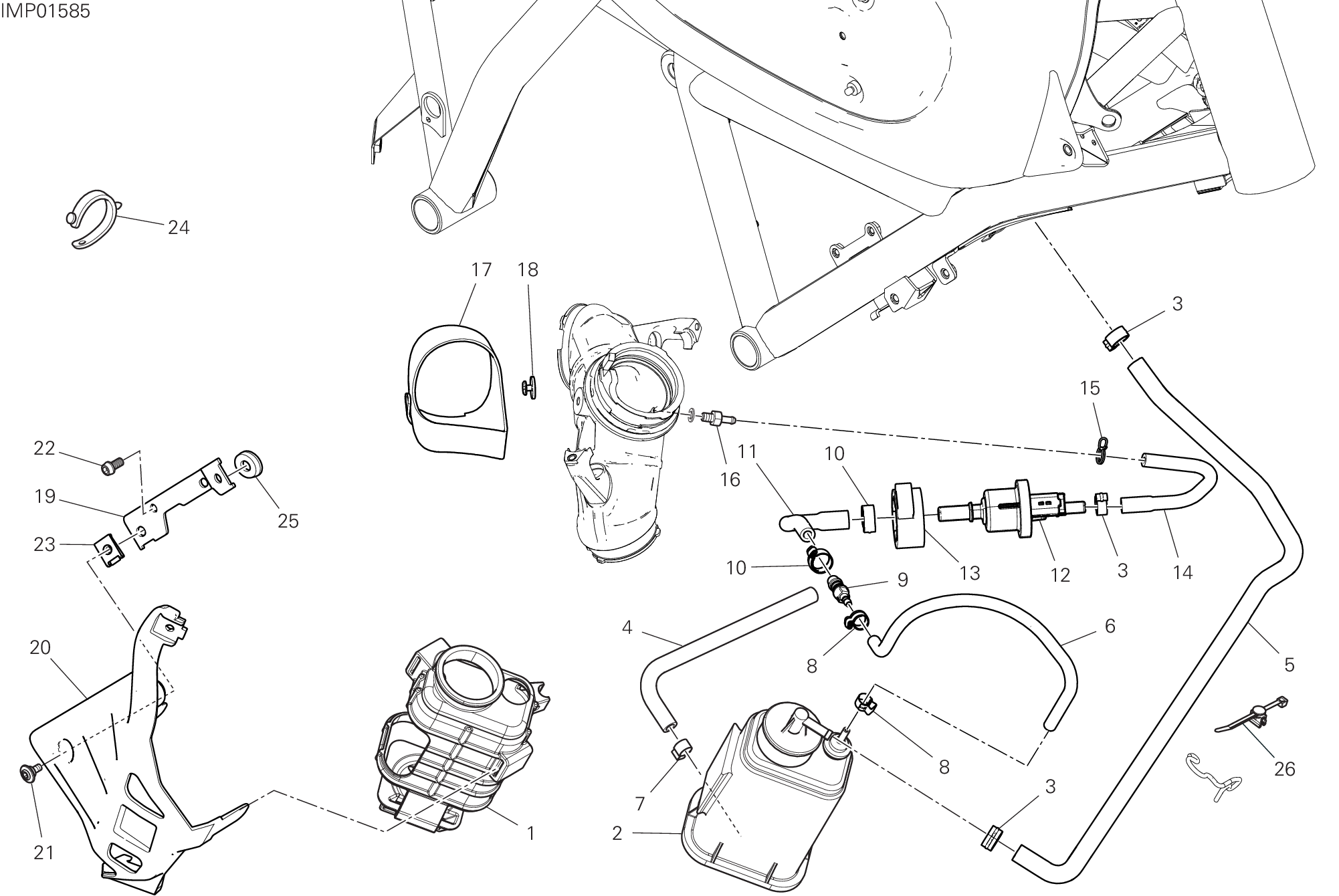 36B FILTRE CANISTER POUR SCRAMBLER FULL THROTTLE 2G 2023