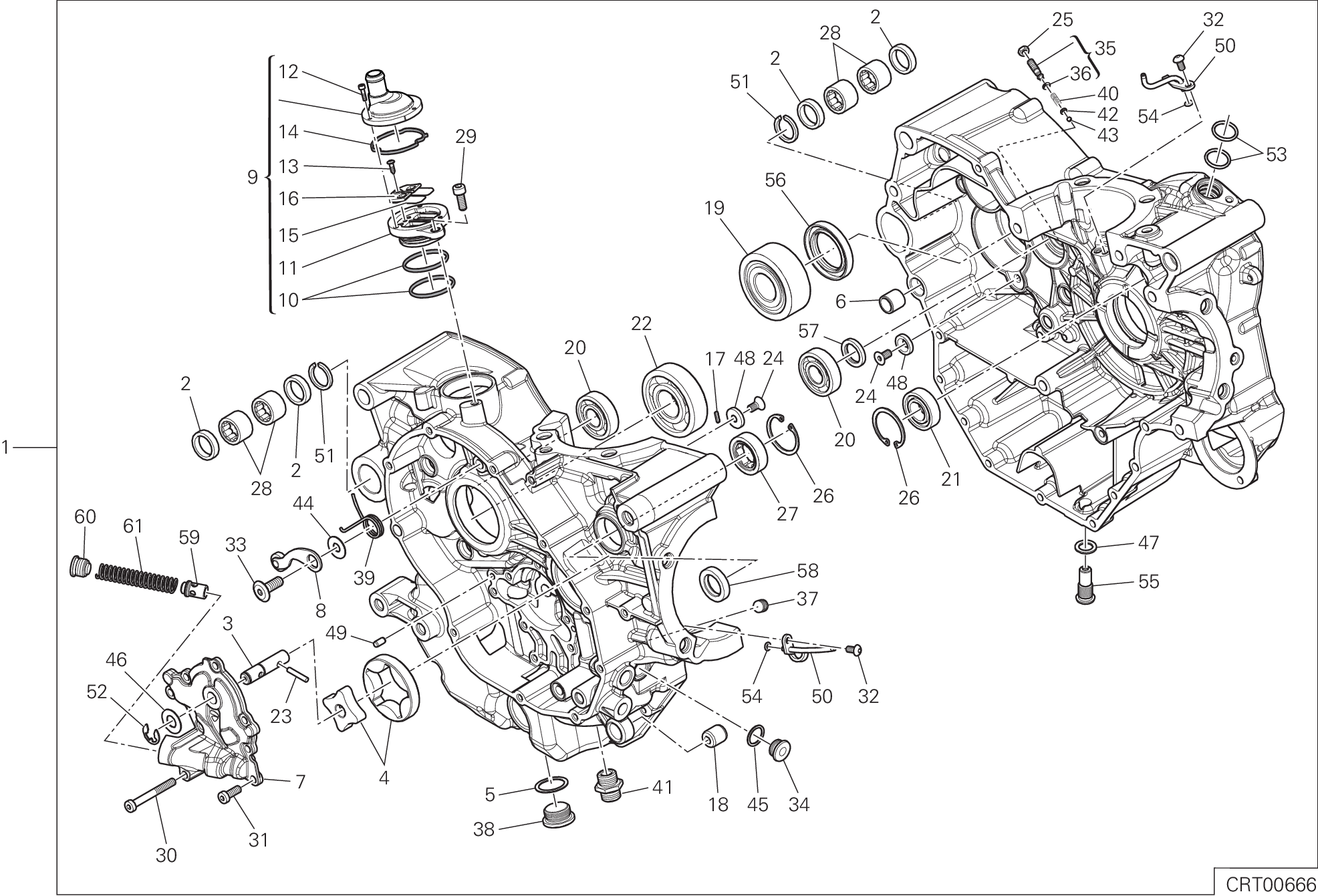010 PAIRE DE DEMI CARTERS POUR HYPERMOTARD SP 2015
