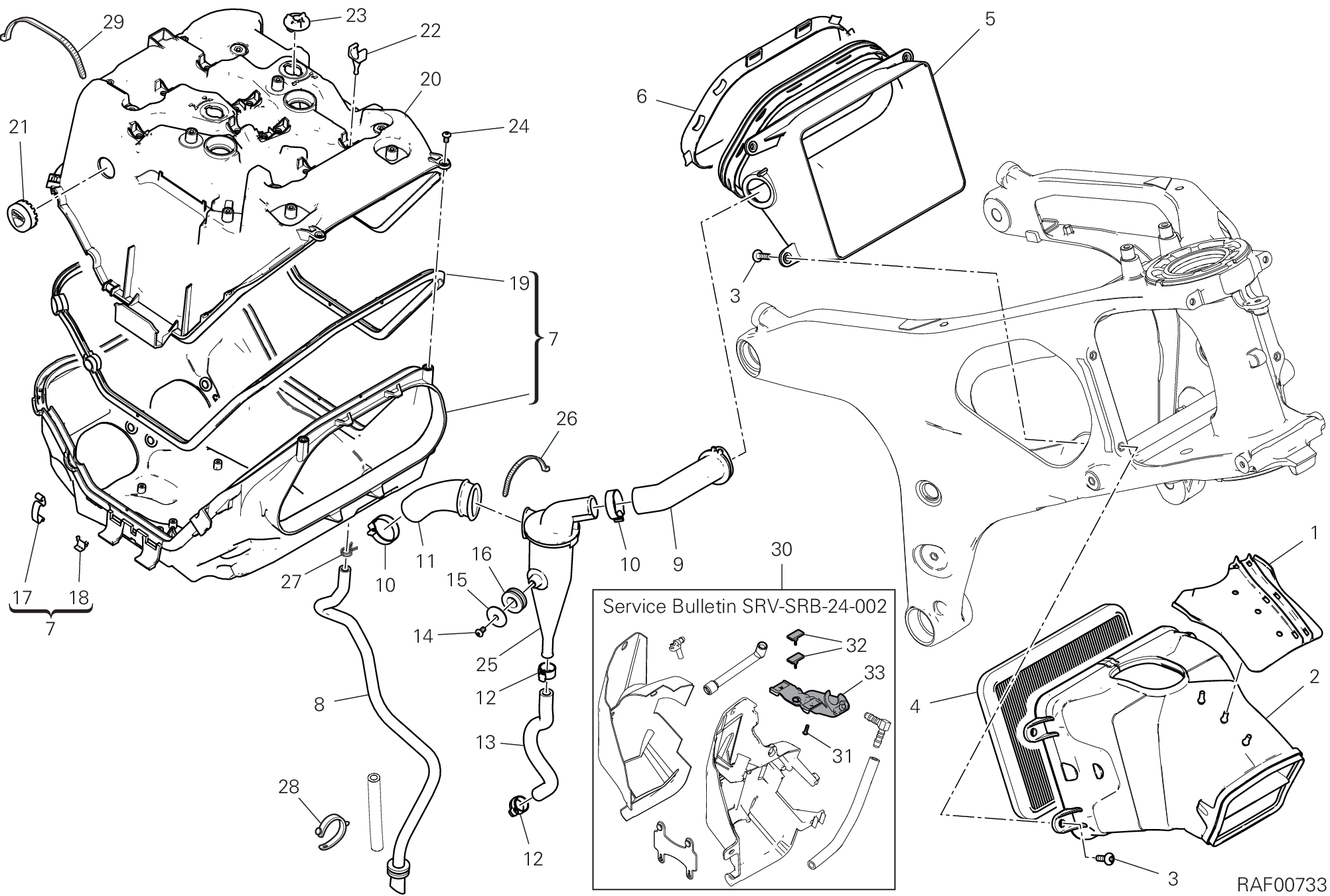 35A ASPIRAZIONE ARIA SFIATO OLIO POUR SUPERBIKE PANIGALE V4 2021