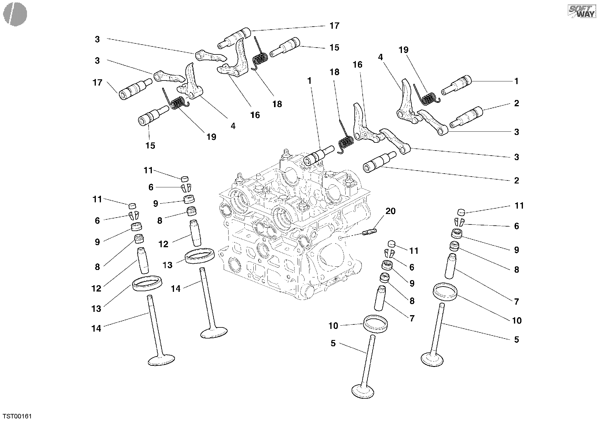 013 SOUPAPE POUR SUPERBIKE 749 R 2006