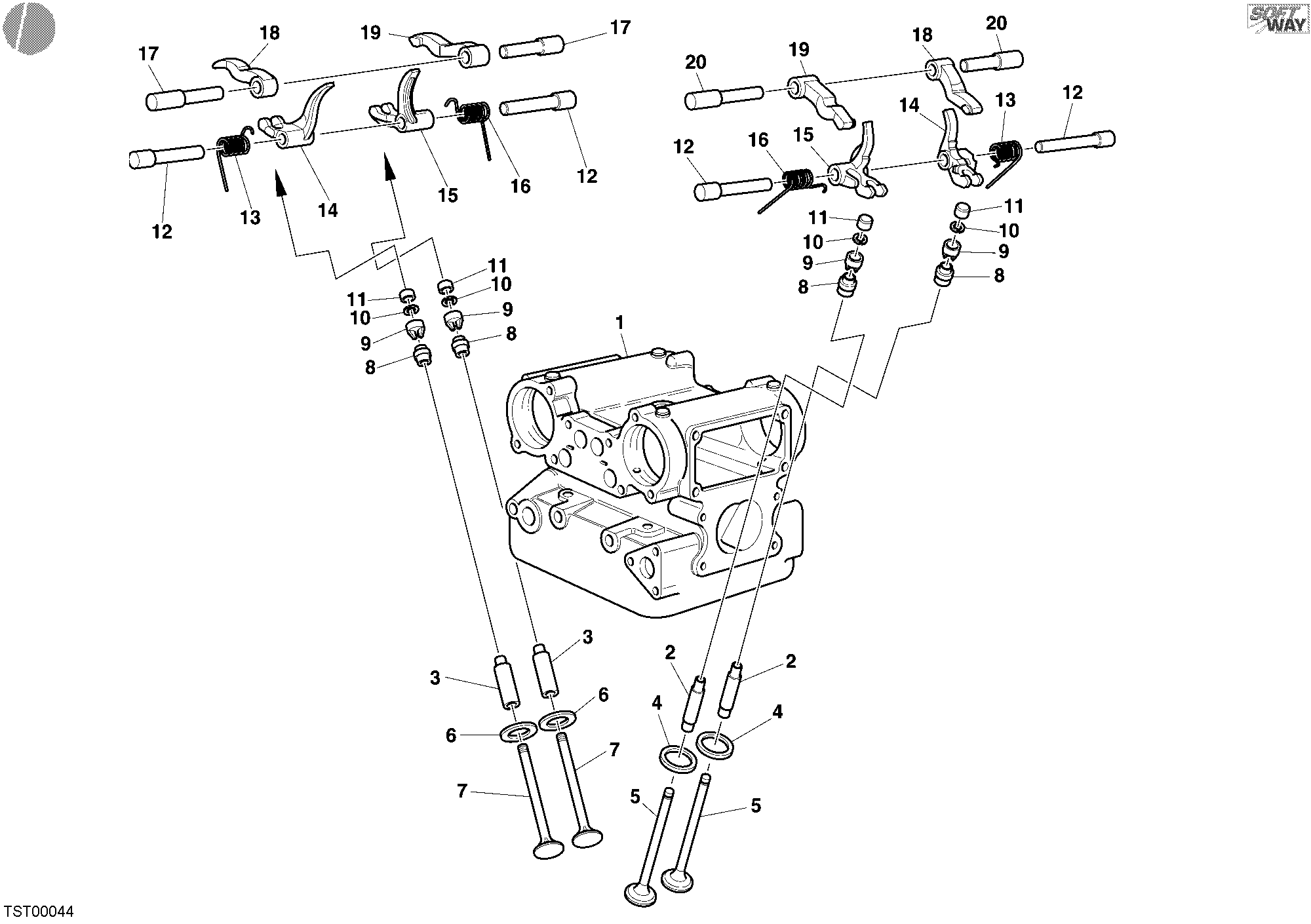013 ARBRE A CAMES POUR SUPERBIKE 748 R SINGLE SEAT 2002