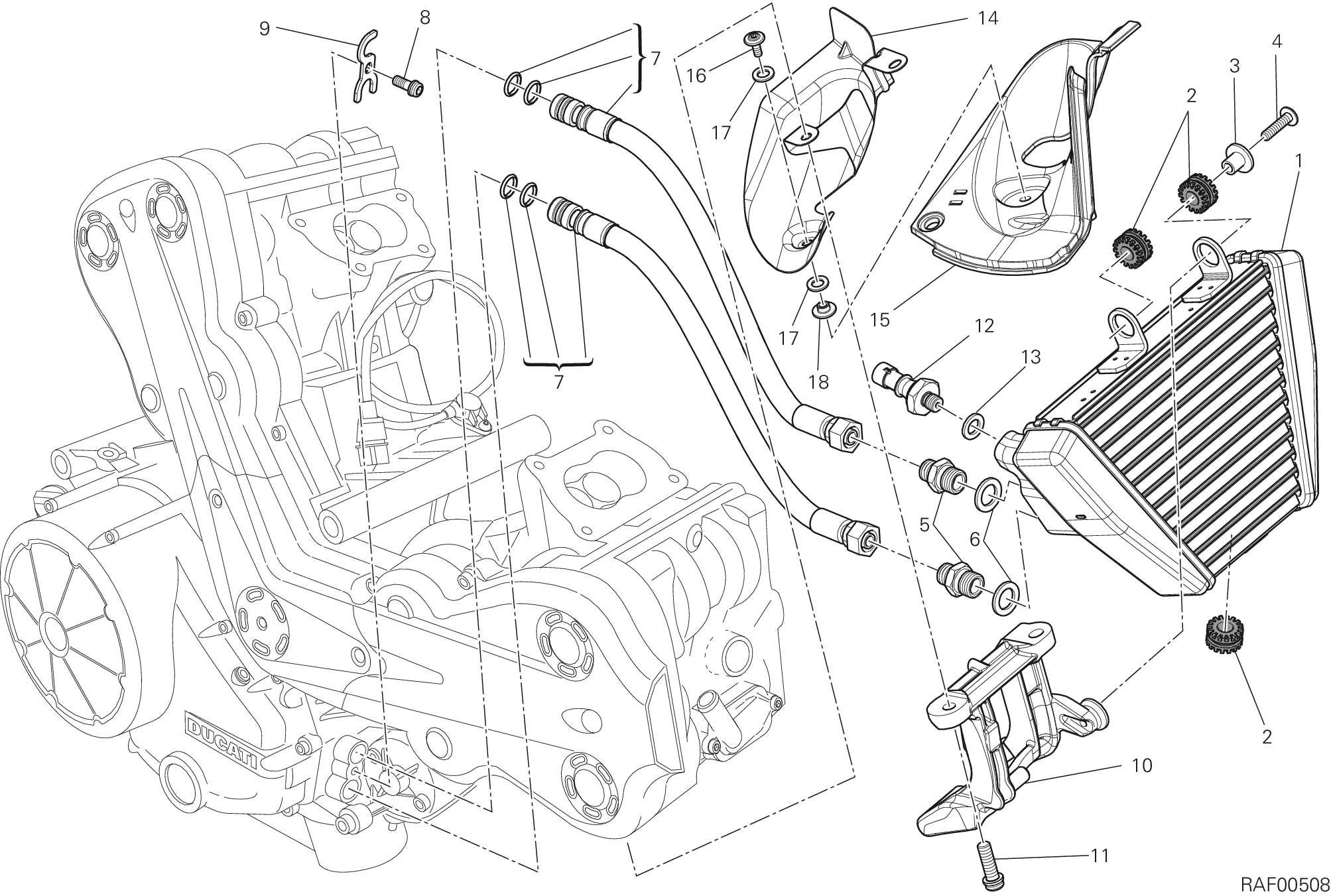 016 RADIATEUR A HUILE POUR DIAVEL TITANIUM 2015