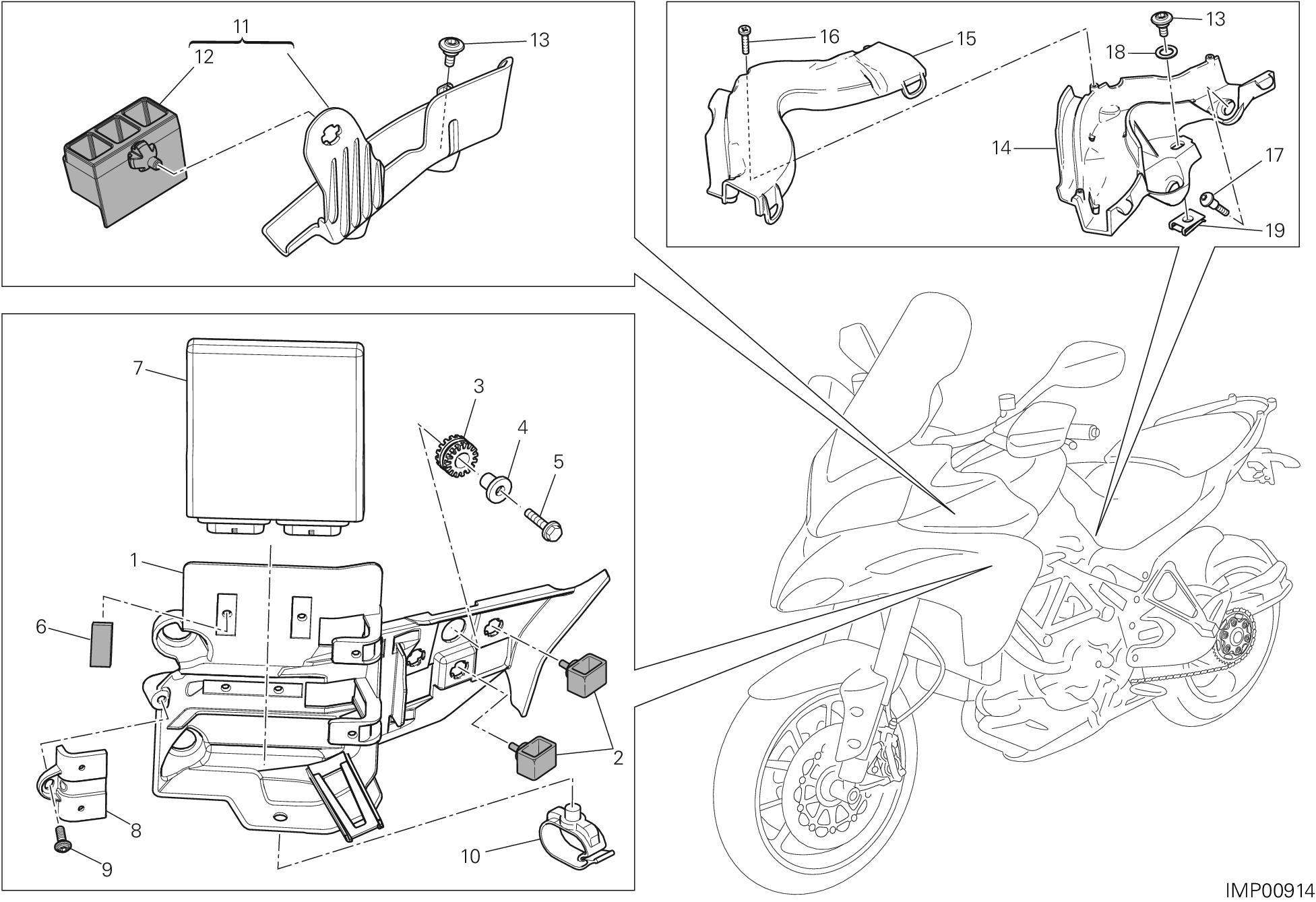 18A CENTRALE CONTRLE MOTEUR POUR MULTISTRADA 1200 S TOURING D AIR 2014