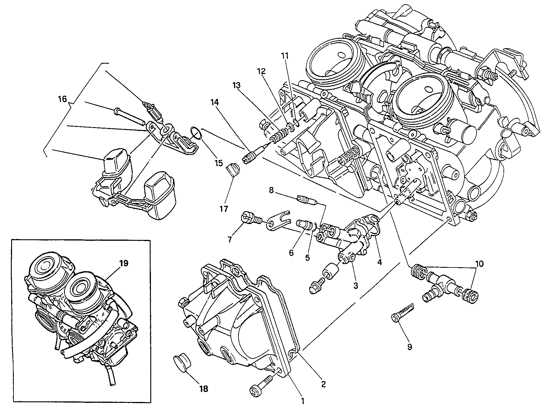 016 CARBURATEUR POUR SUPERSPORT 900 SS 1991